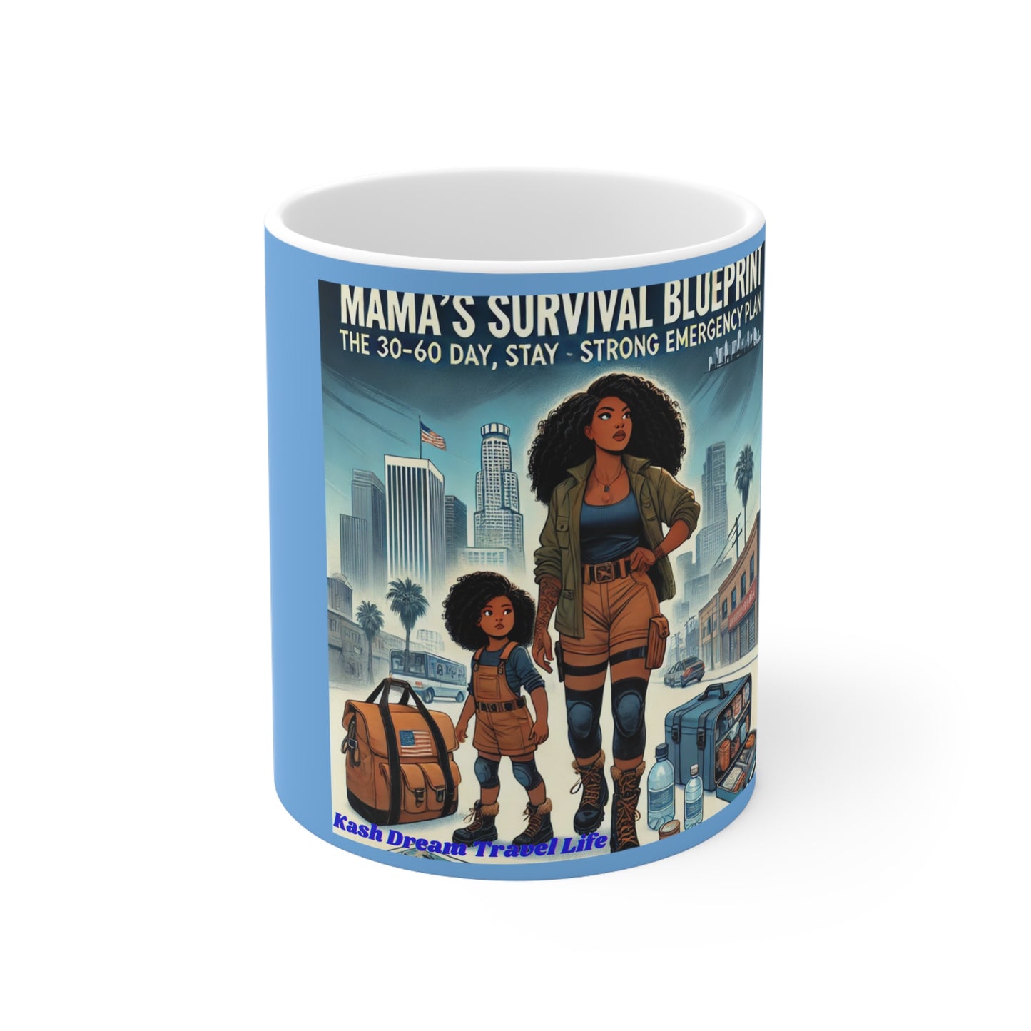 Coffee Mug - Mama's Blueprint Survival Design, Empowering 11oz, 15oz