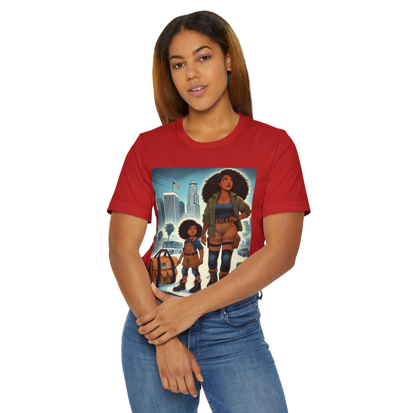 Mama's Survival Blueprint Book -Shirt - Unisex Jersey Tee with Inspiring Artwork