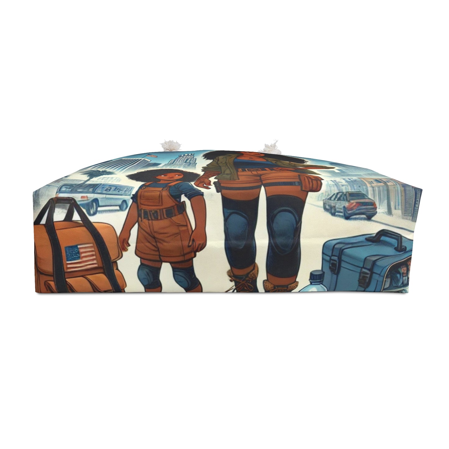 Melanated Adventurer Weekender Bag - Stylish Tote for Travel & Outdoor Fun
