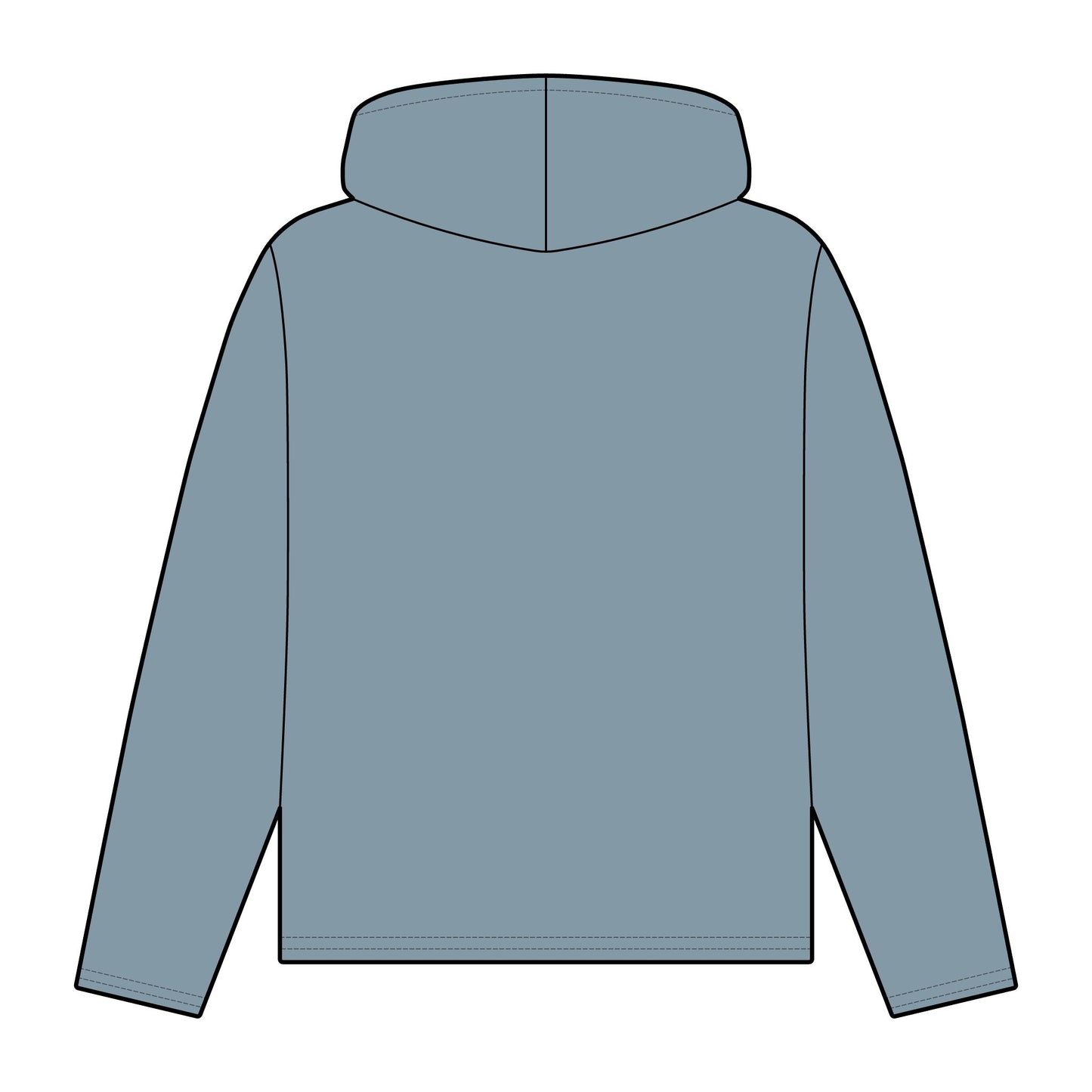 Women's Organic Relaxed Fit Hoodie - Dream Big, Live Bold Design