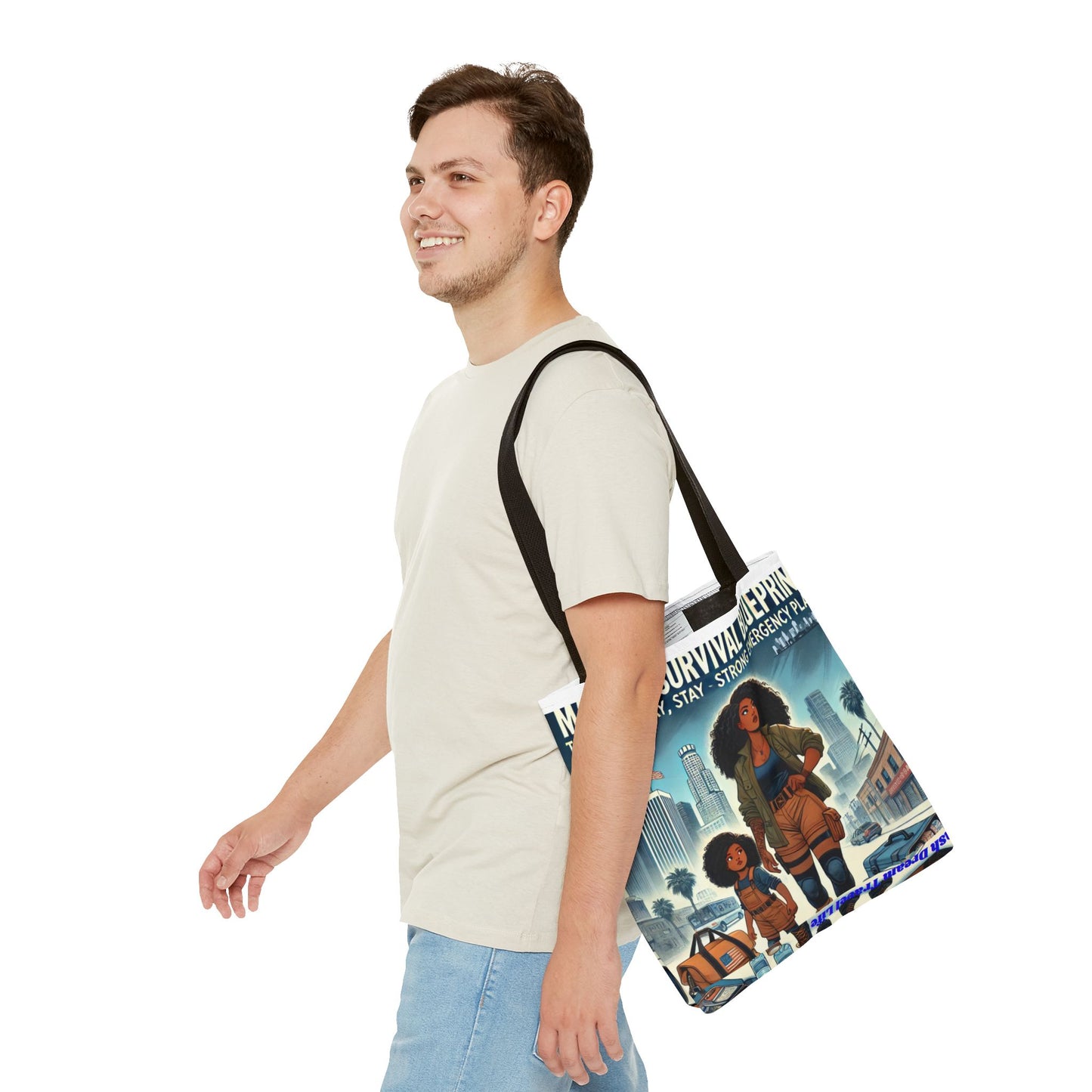 Mama's Survival Blueprint Tote Bag - Empowering Mom Life