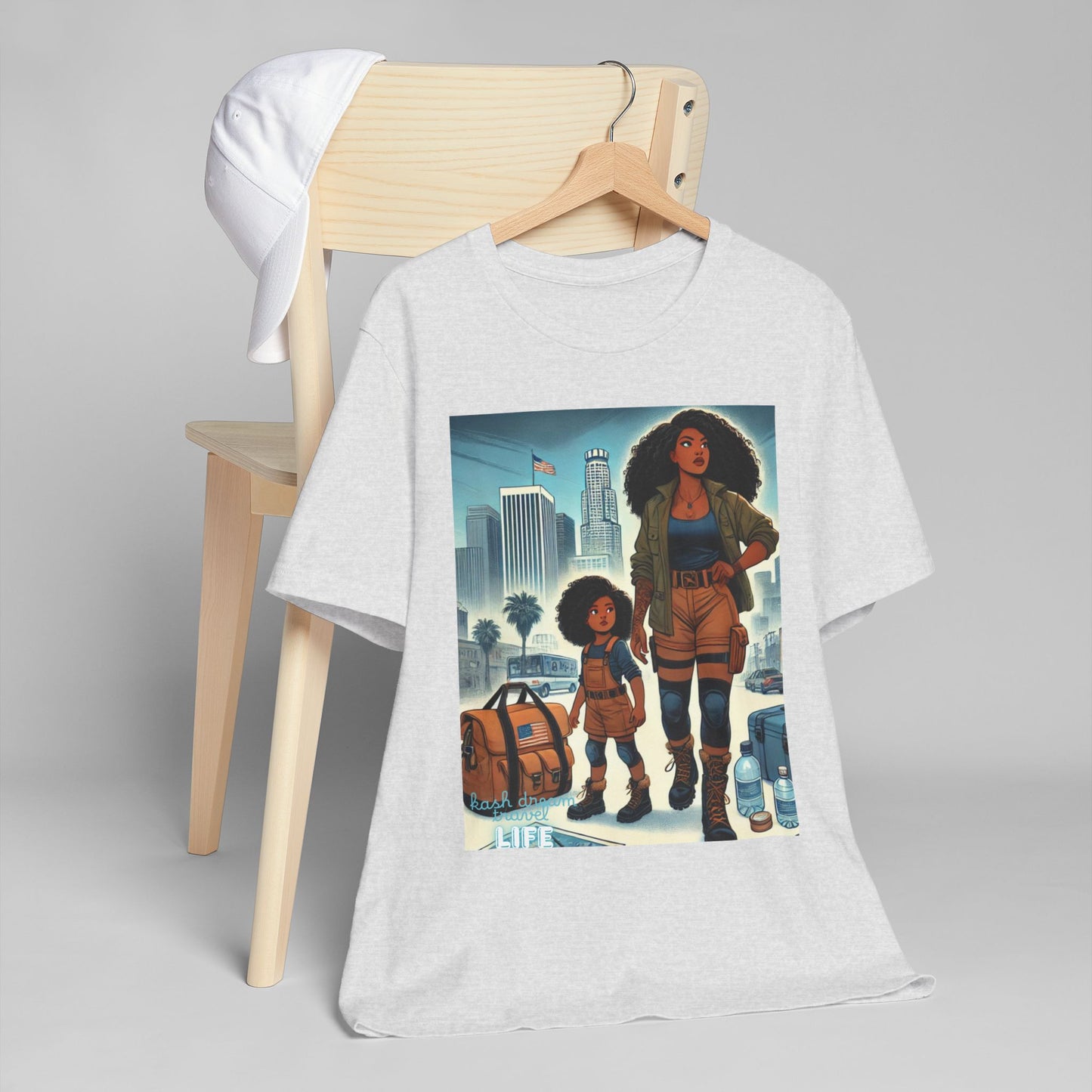 Mama's Survival Blueprint Book -Shirt - Unisex Jersey Tee with Inspiring Artwork