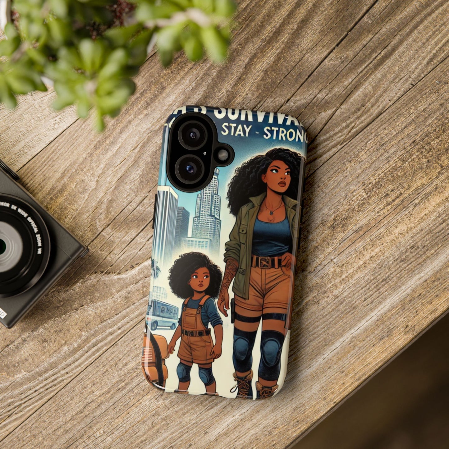 Empowering Phone Case - 'Stay Strong' Survival Design