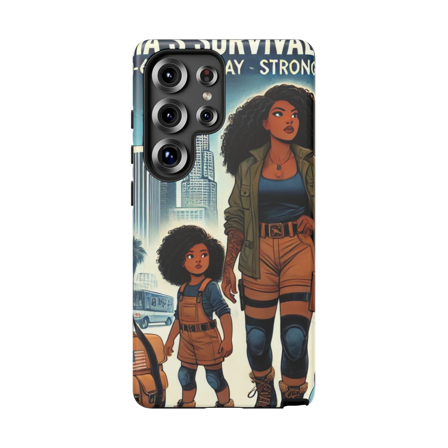 Empowering Phone Case - 'Stay Strong' Survival Design