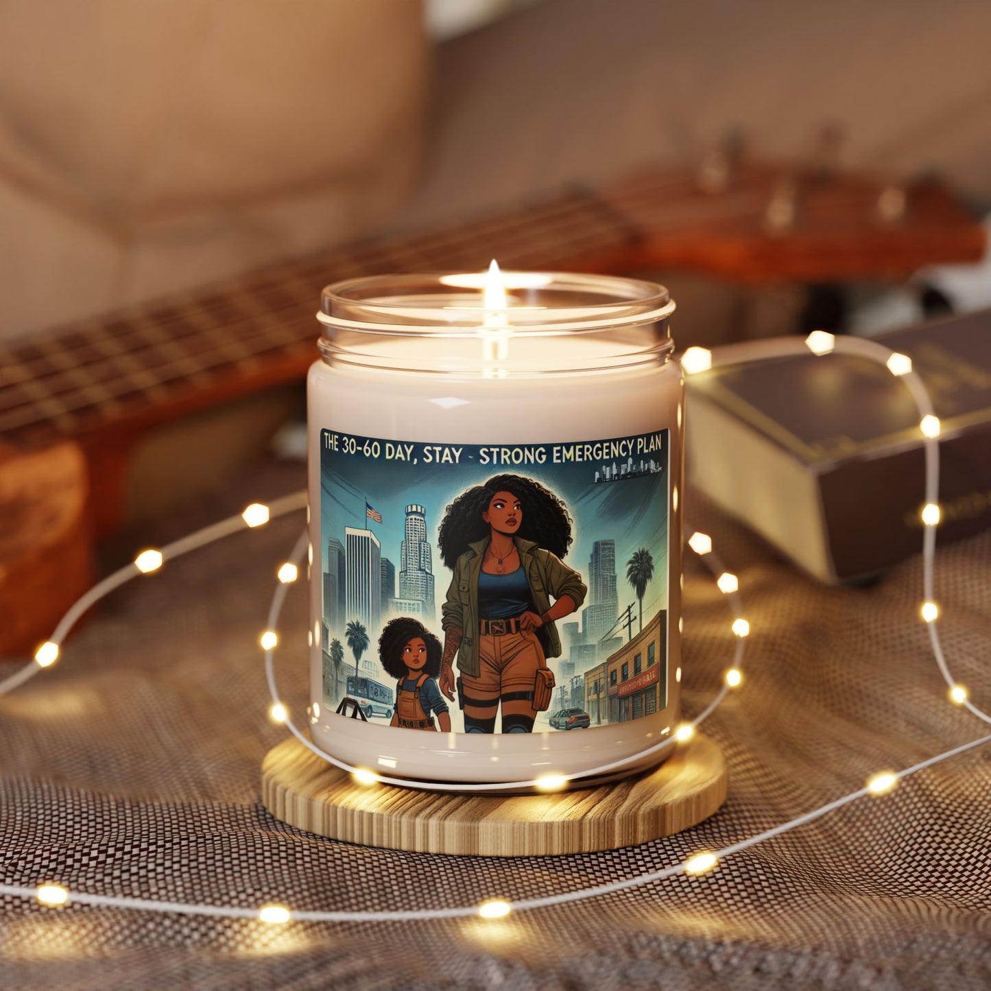 Empowering Scented Soy Candle - Emergency Plan Inspiration - 9oz