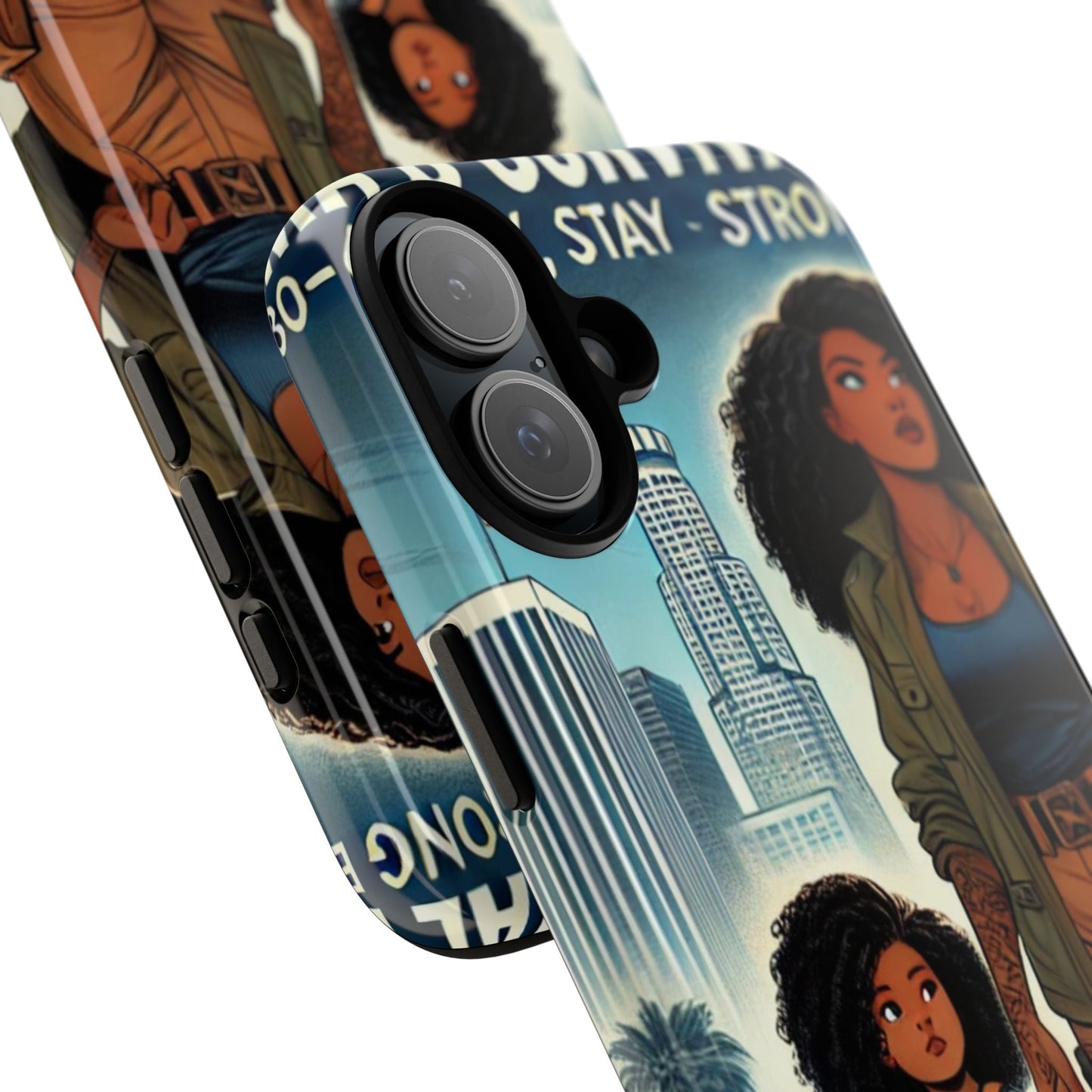 Empowering Phone Case - 'Stay Strong' Survival Design