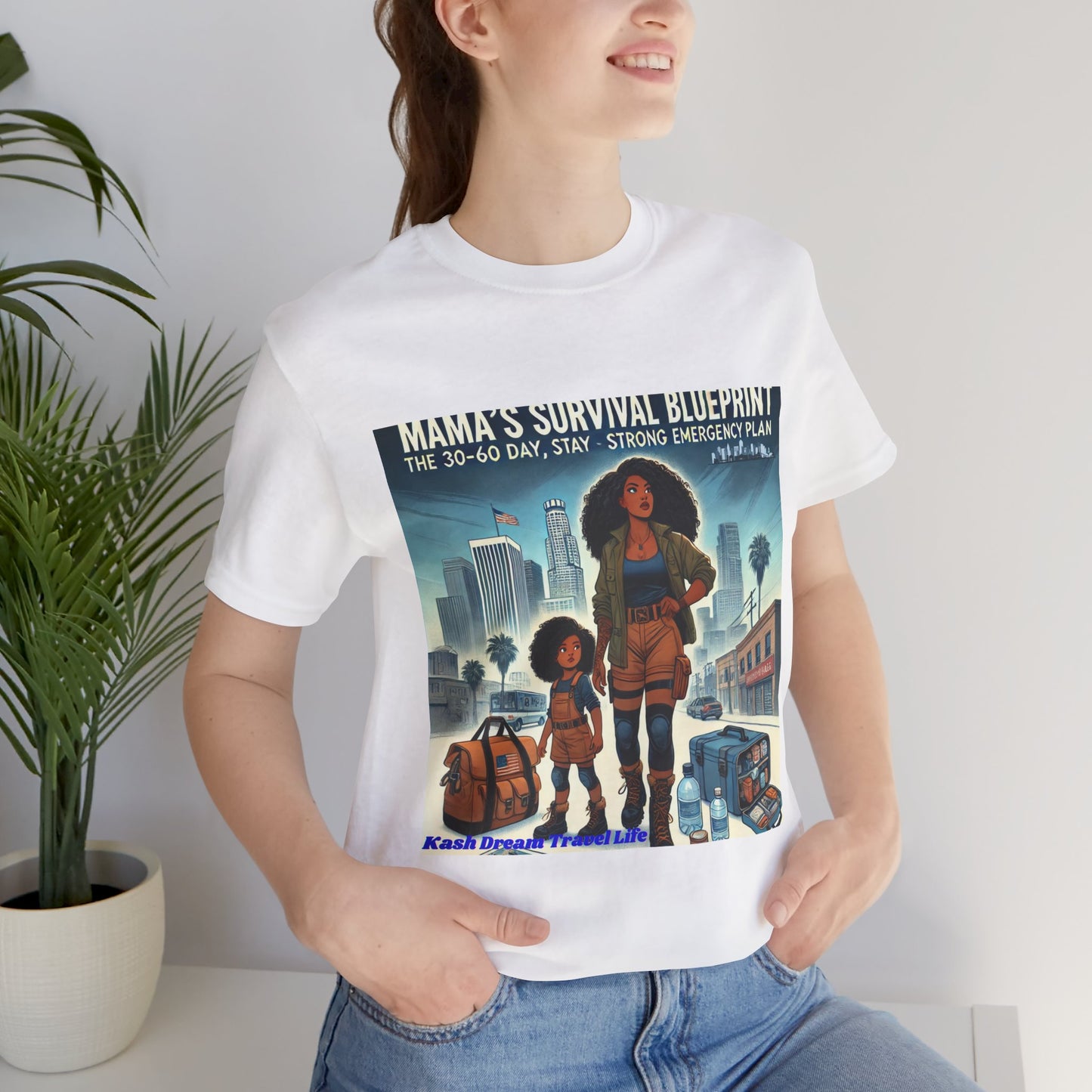 Mama's Survival Blueprint Unisex Tee - Embrace Preparedness and Adventure