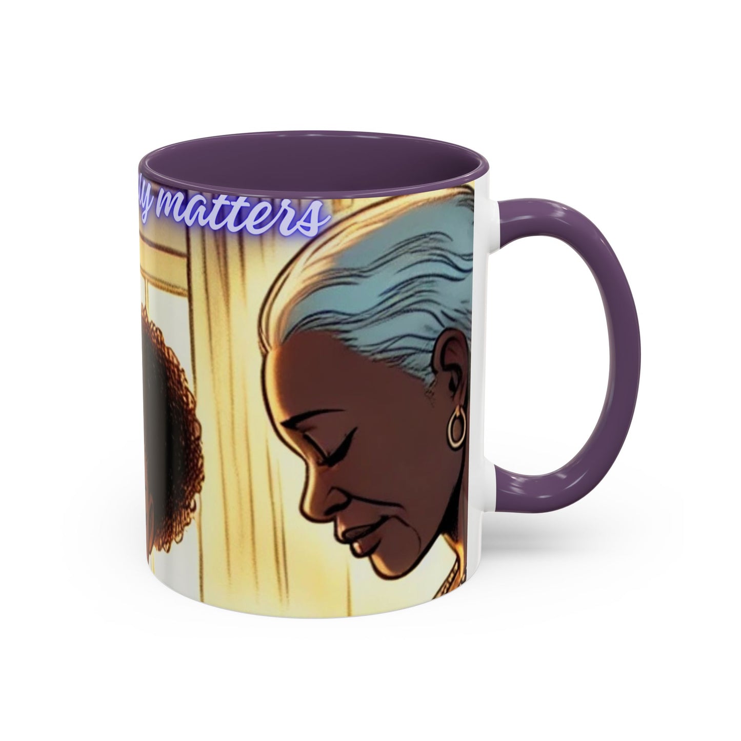 Kash Dream Travel Life Prayer Coffee Mug, Spiritual Mug, Black Family Accent Mug, Faith-Inspired Gift, Family Connection Cup