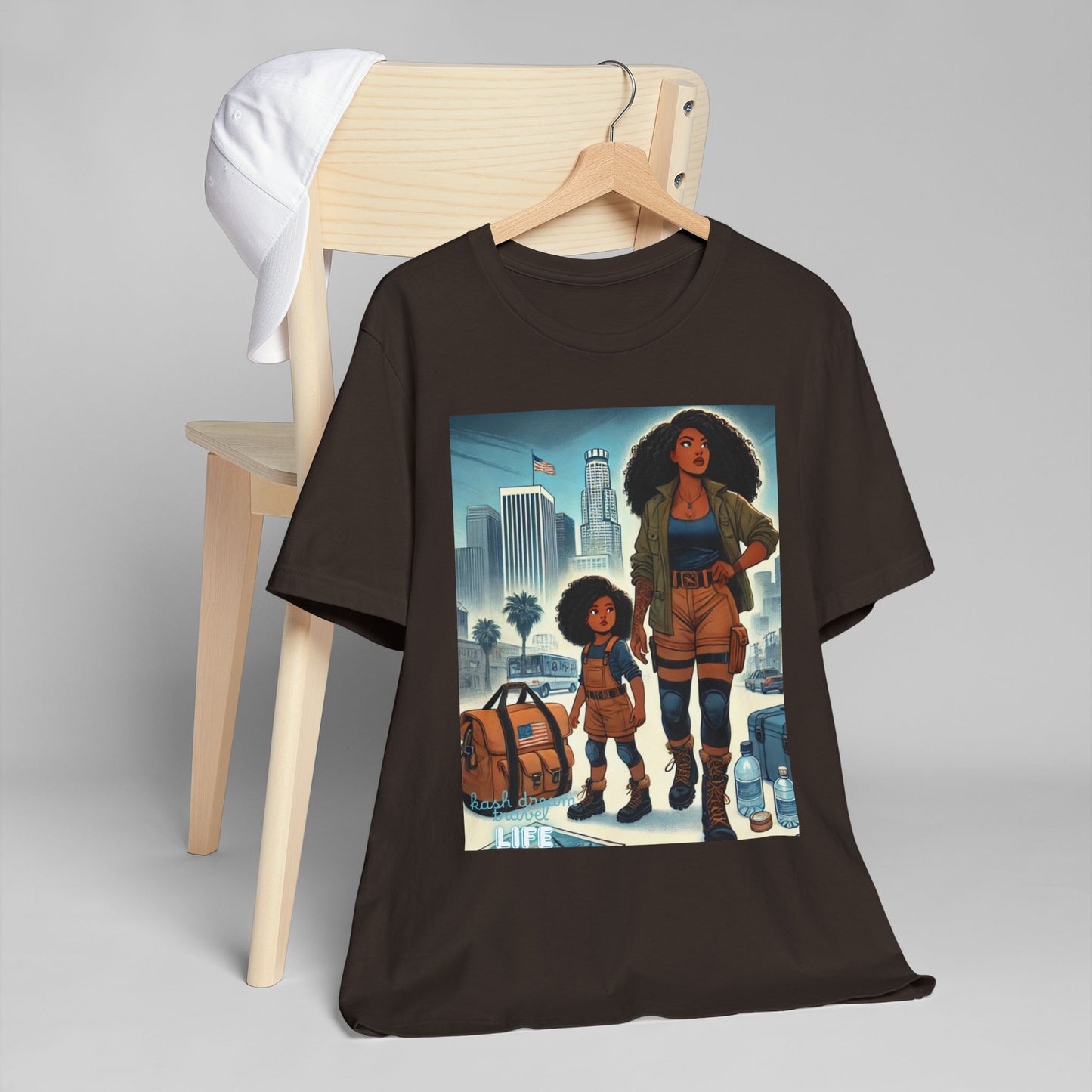 Mama's Survival Blueprint Book -Shirt - Unisex Jersey Tee with Inspiring Artwork