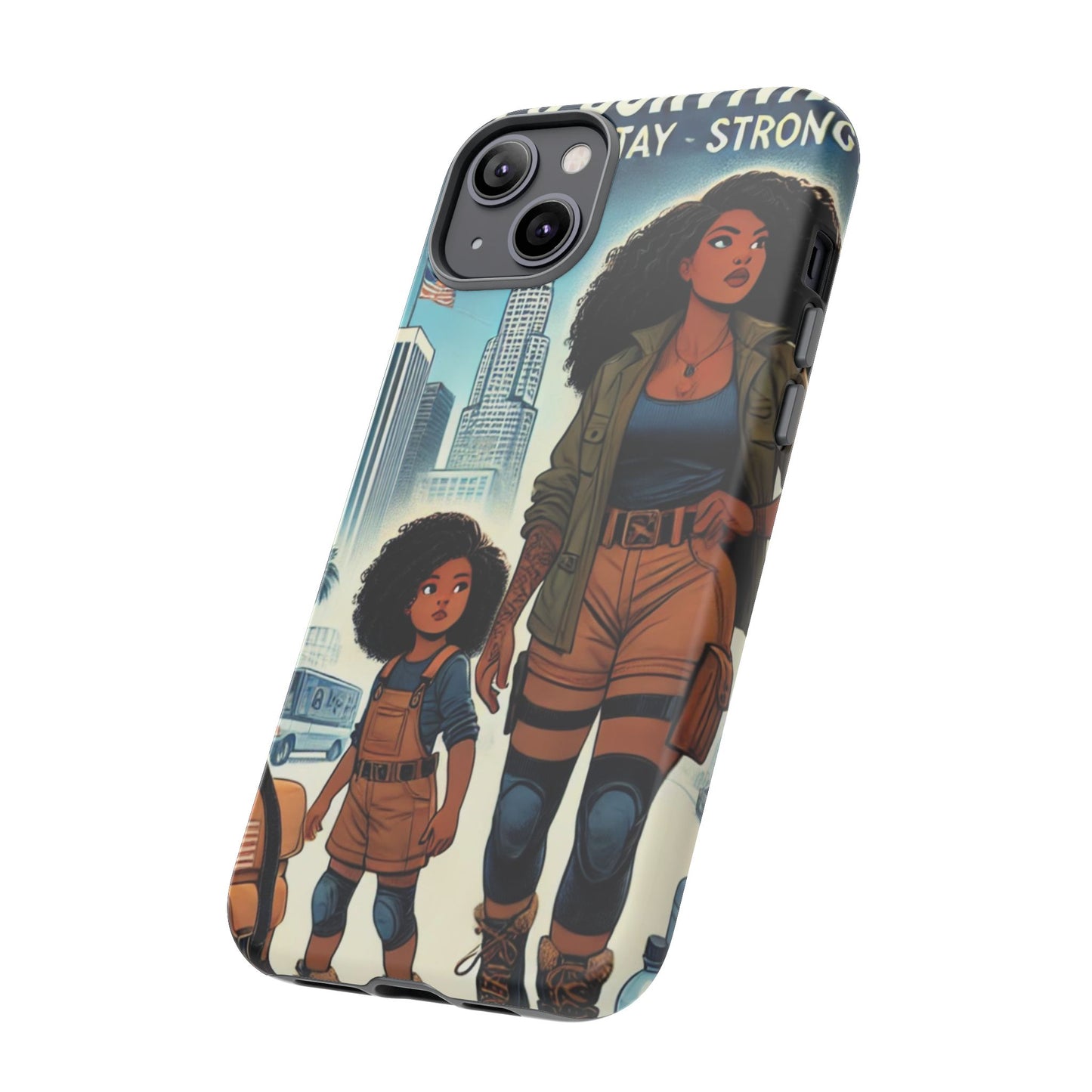 Empowering Phone Case - 'Stay Strong' Survival Design
