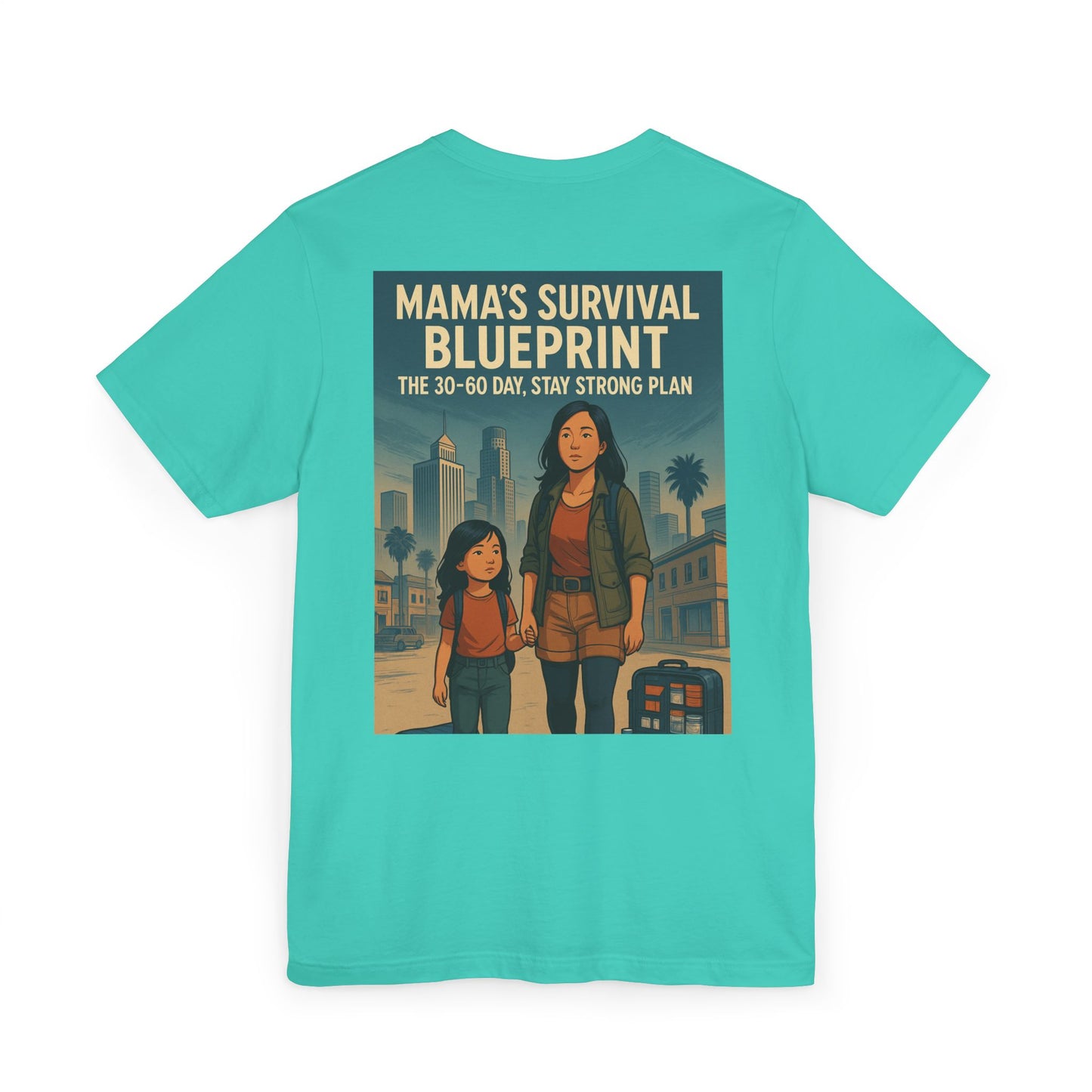 Mama's Survival Blueprint Unisex T-Shirt - Empowering Asian Family Design