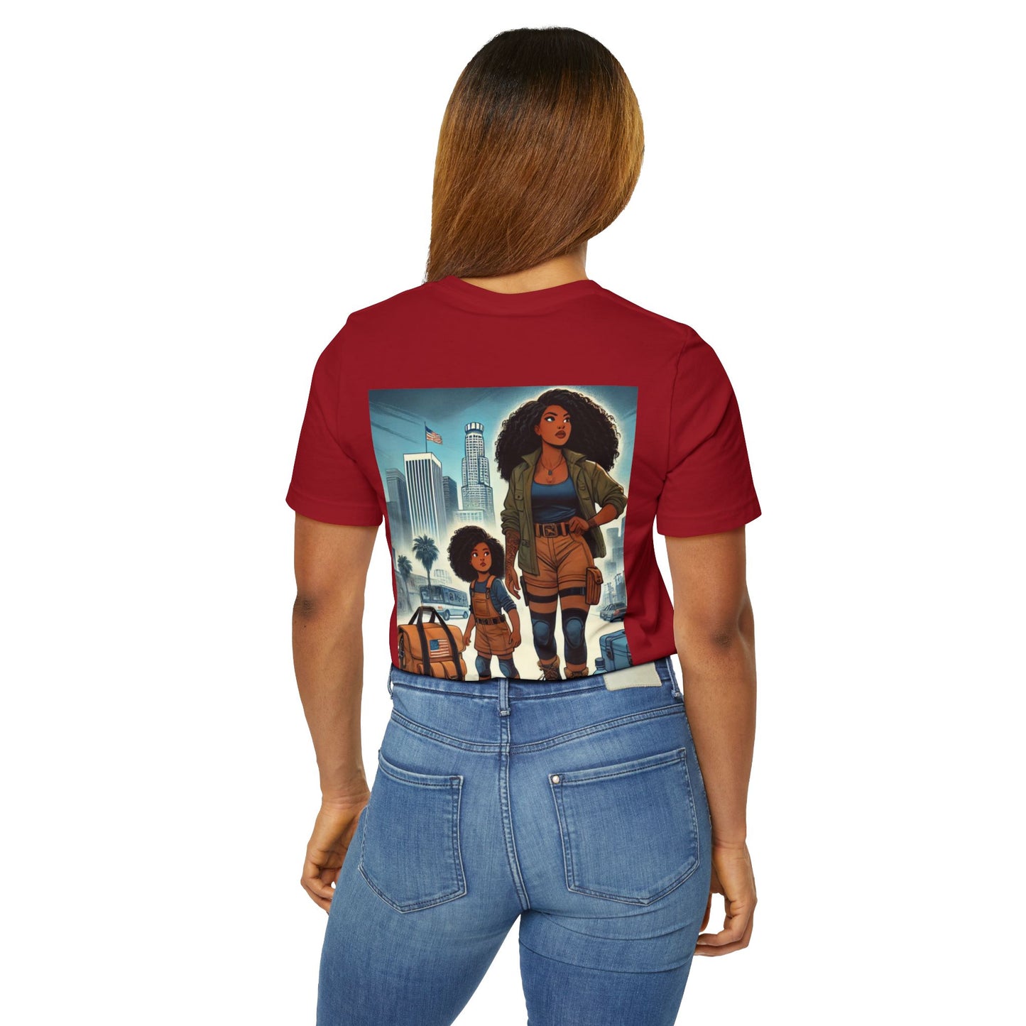 Mama's Survival Blueprint Book -Shirt - Unisex Jersey Tee with Inspiring Artwork