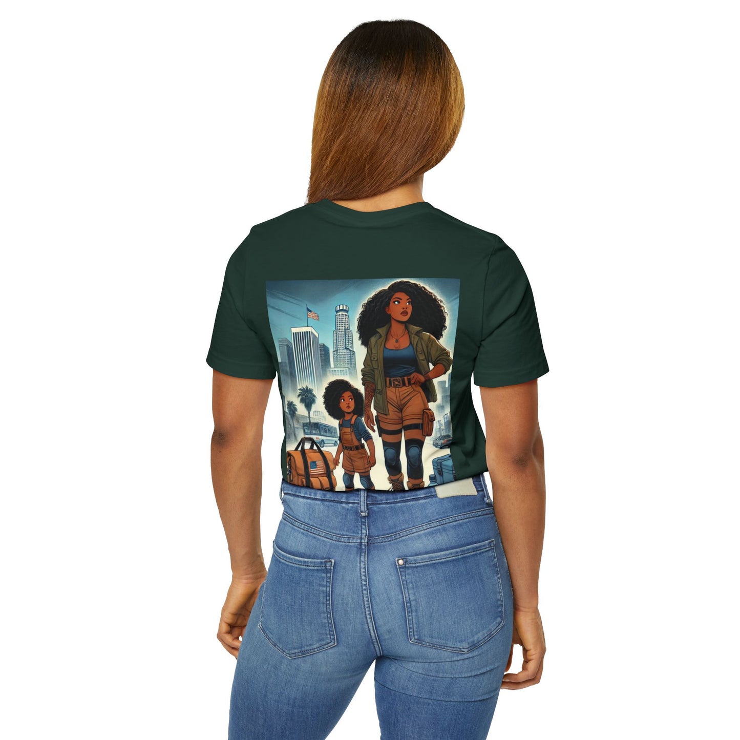 Mama's Survival Blueprint Book -Shirt - Unisex Jersey Tee with Inspiring Artwork