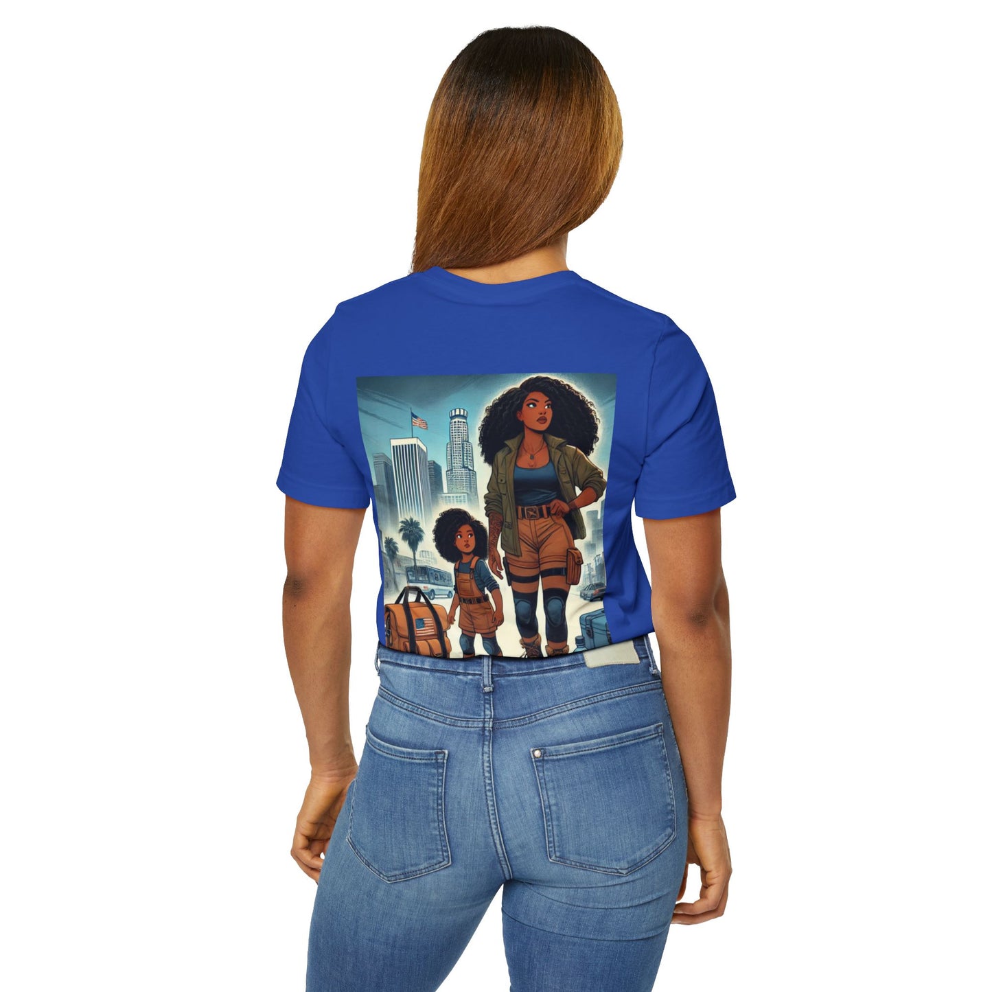 Mama's Survival Blueprint Book -Shirt - Unisex Jersey Tee with Inspiring Artwork