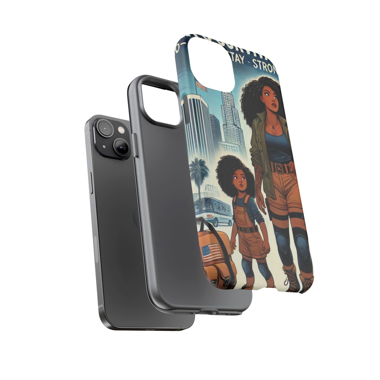 Empowering Phone Case - 'Stay Strong' Survival Design