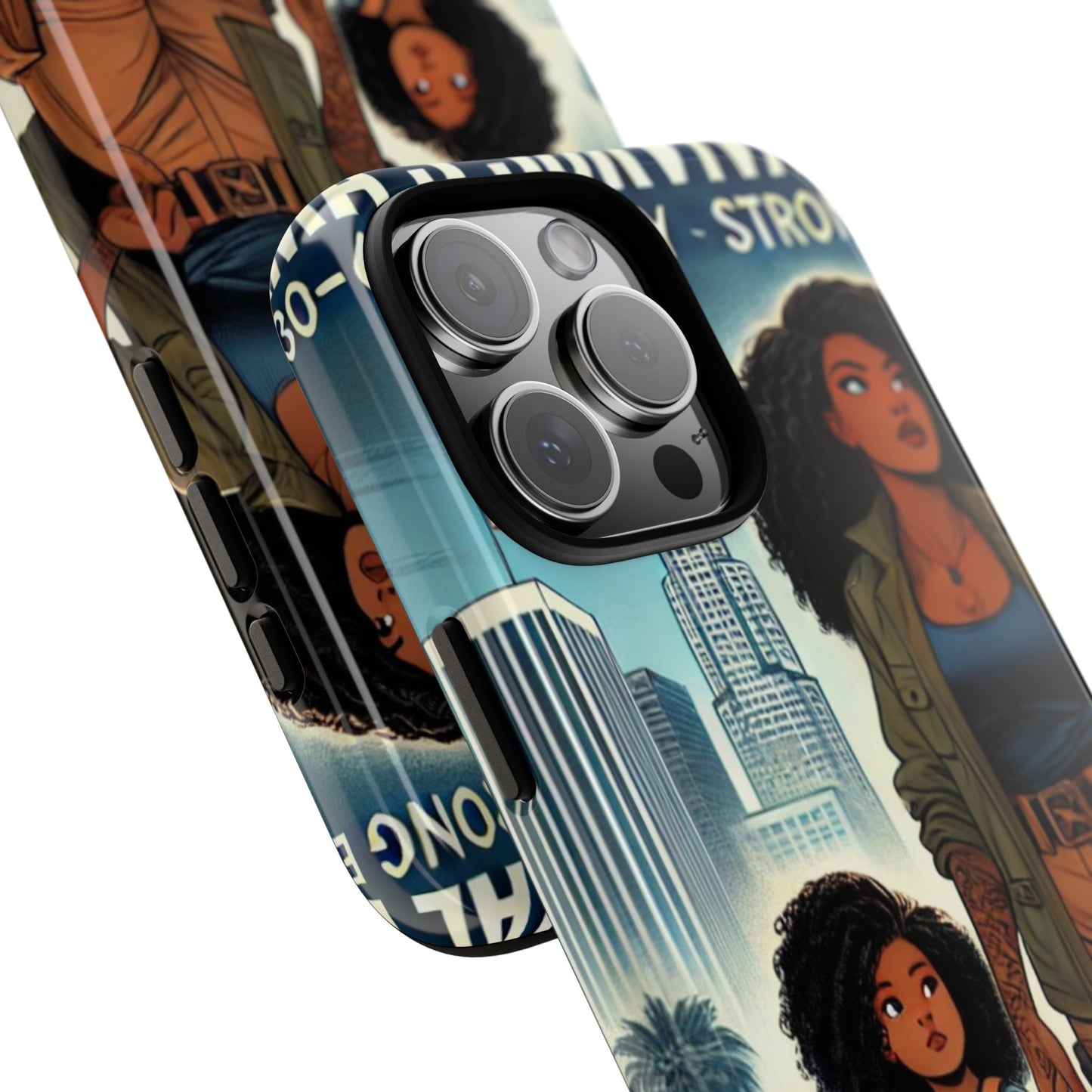 Empowering Phone Case - 'Stay Strong' Survival Design