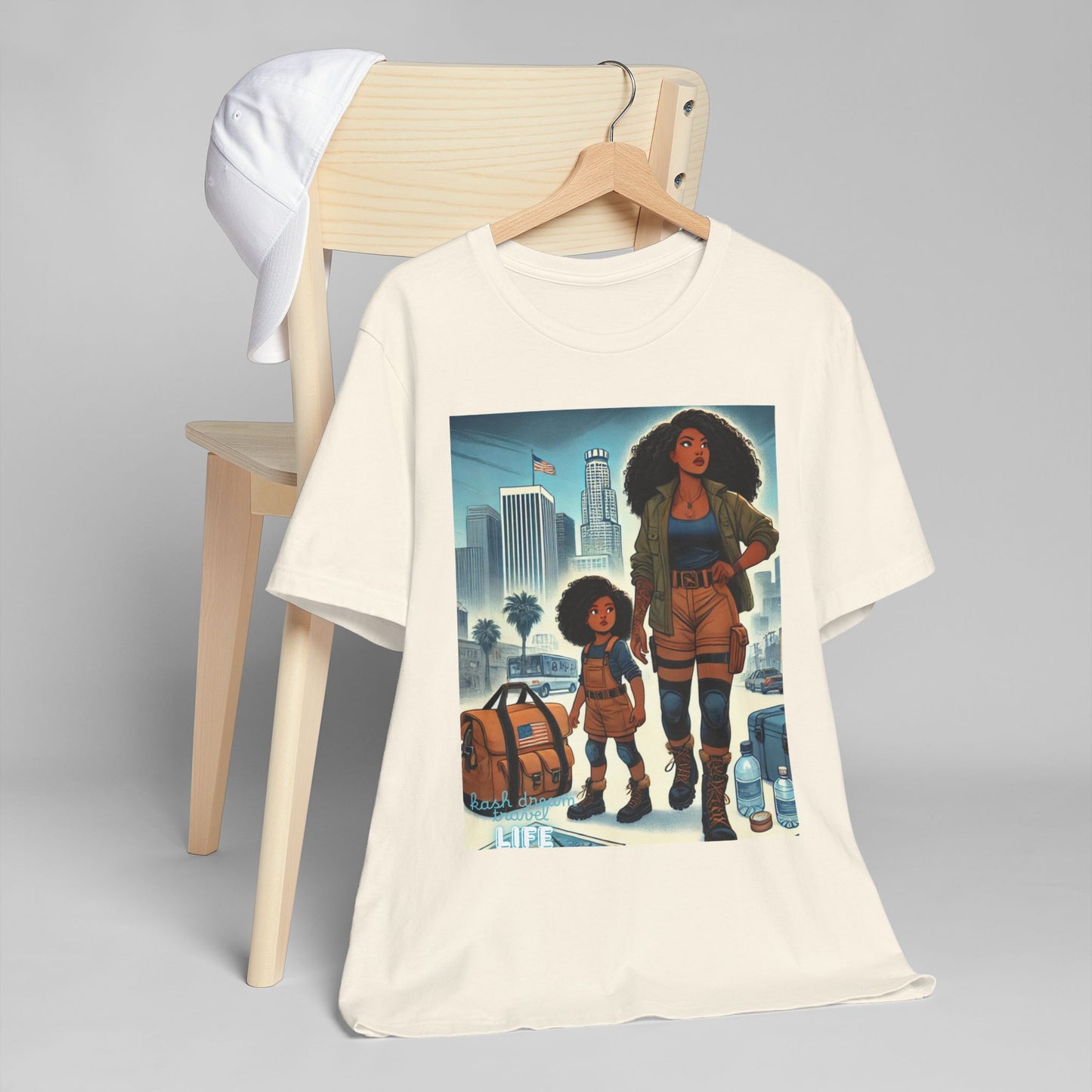 Mama's Survival Blueprint Book -Shirt - Unisex Jersey Tee with Inspiring Artwork