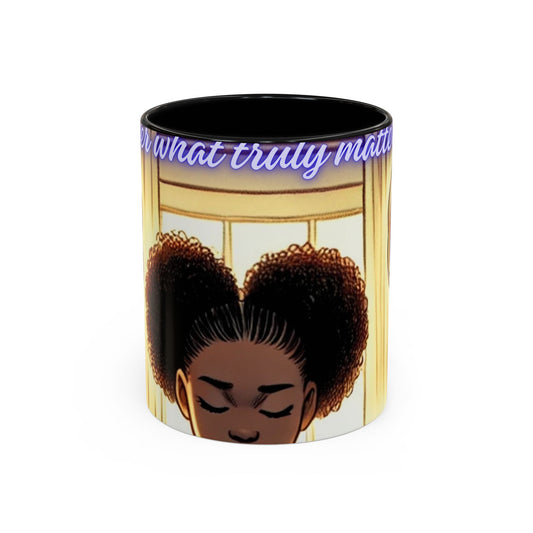 Kash Dream Travel Life Prayer Coffee Mug, Spiritual Mug, Black Family Accent Mug, Faith-Inspired Gift, Family Connection Cup