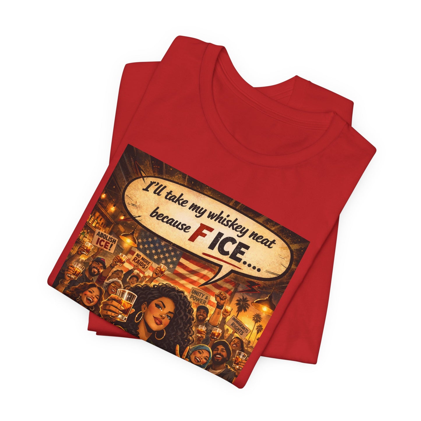 "We All Belong — No ICE" T-Shirt