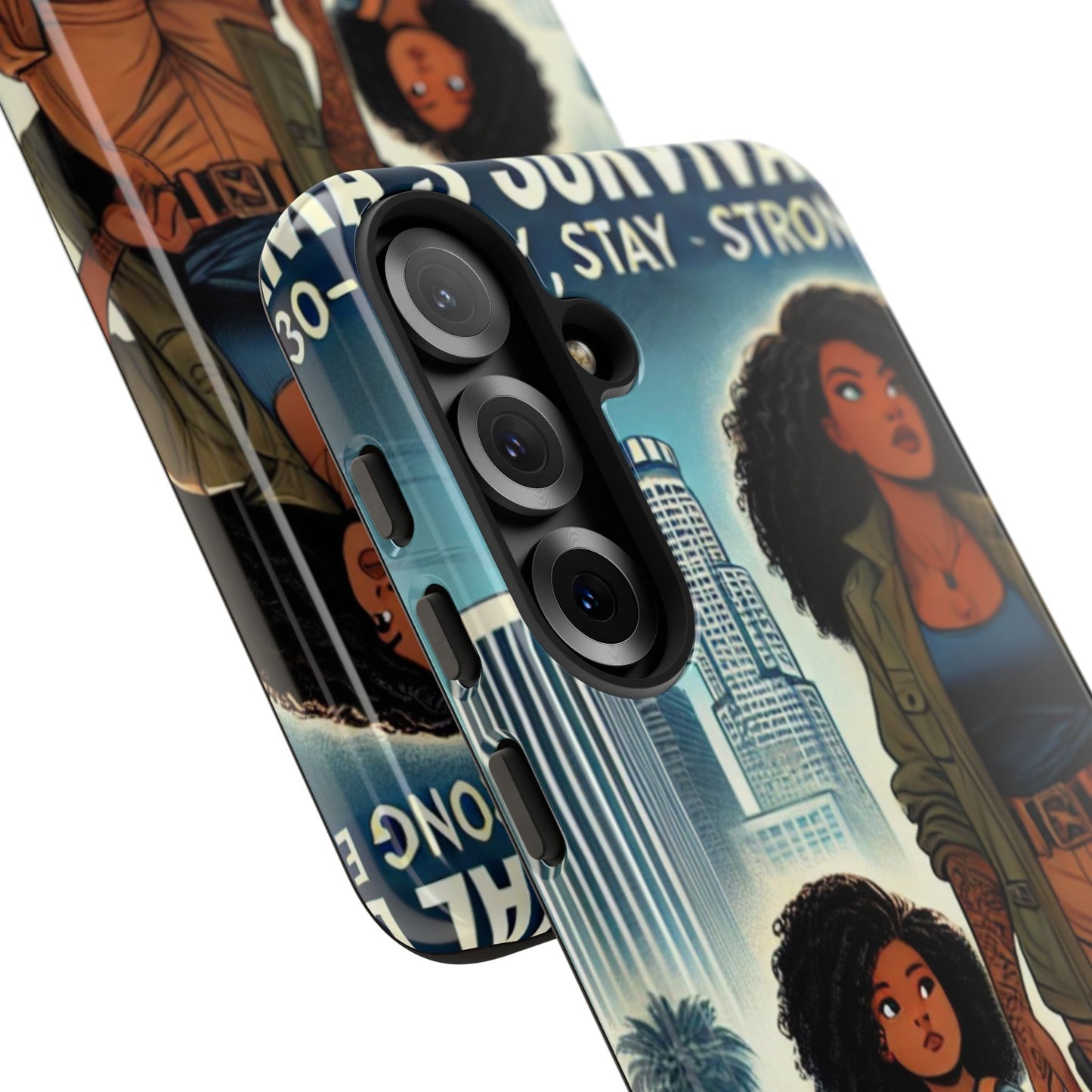 Empowering Phone Case - 'Stay Strong' Survival Design