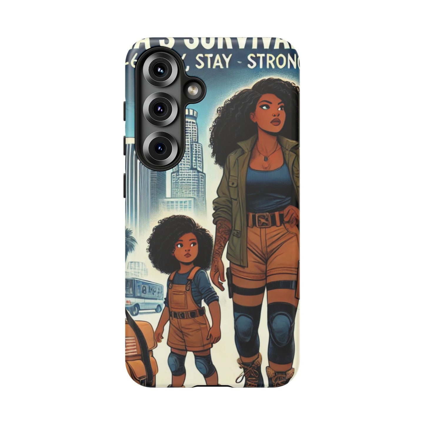 Empowering Phone Case - 'Stay Strong' Survival Design