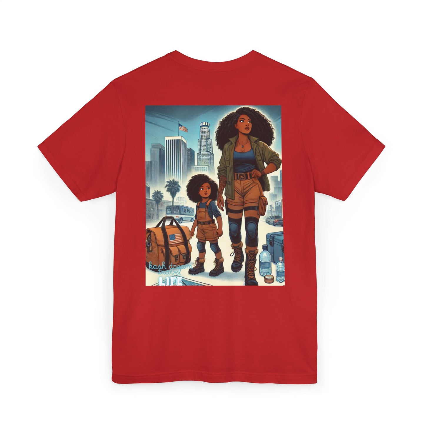 Mama's Survival Blueprint Book -Shirt - Unisex Jersey Tee with Inspiring Artwork