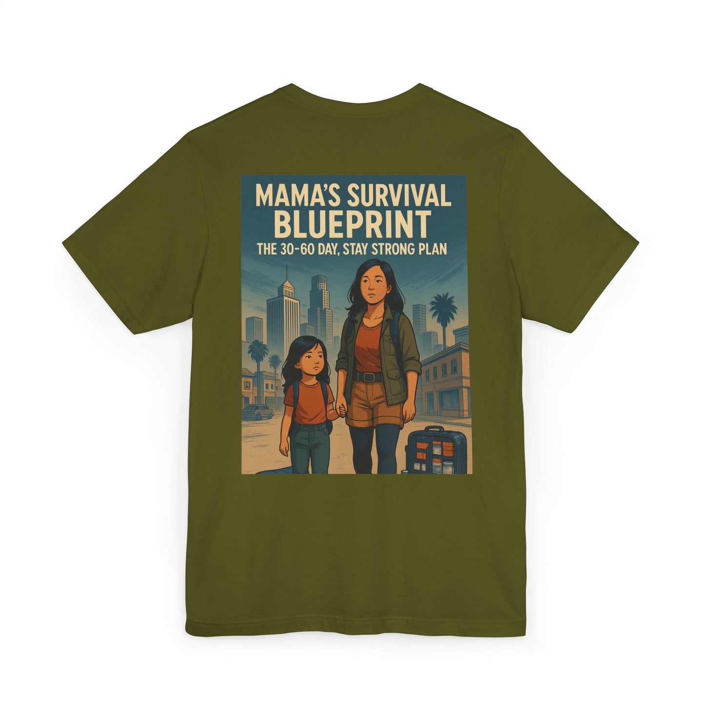 Mama's Survival Blueprint Unisex T-Shirt - Empowering Asian Family Design