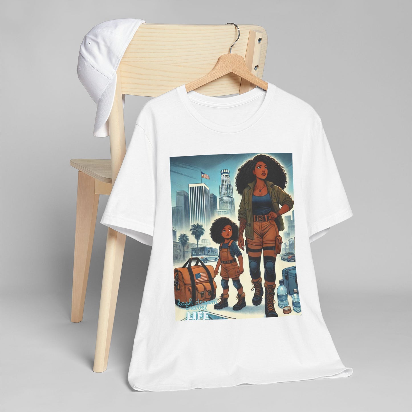 Mama's Survival Blueprint Book -Shirt - Unisex Jersey Tee with Inspiring Artwork