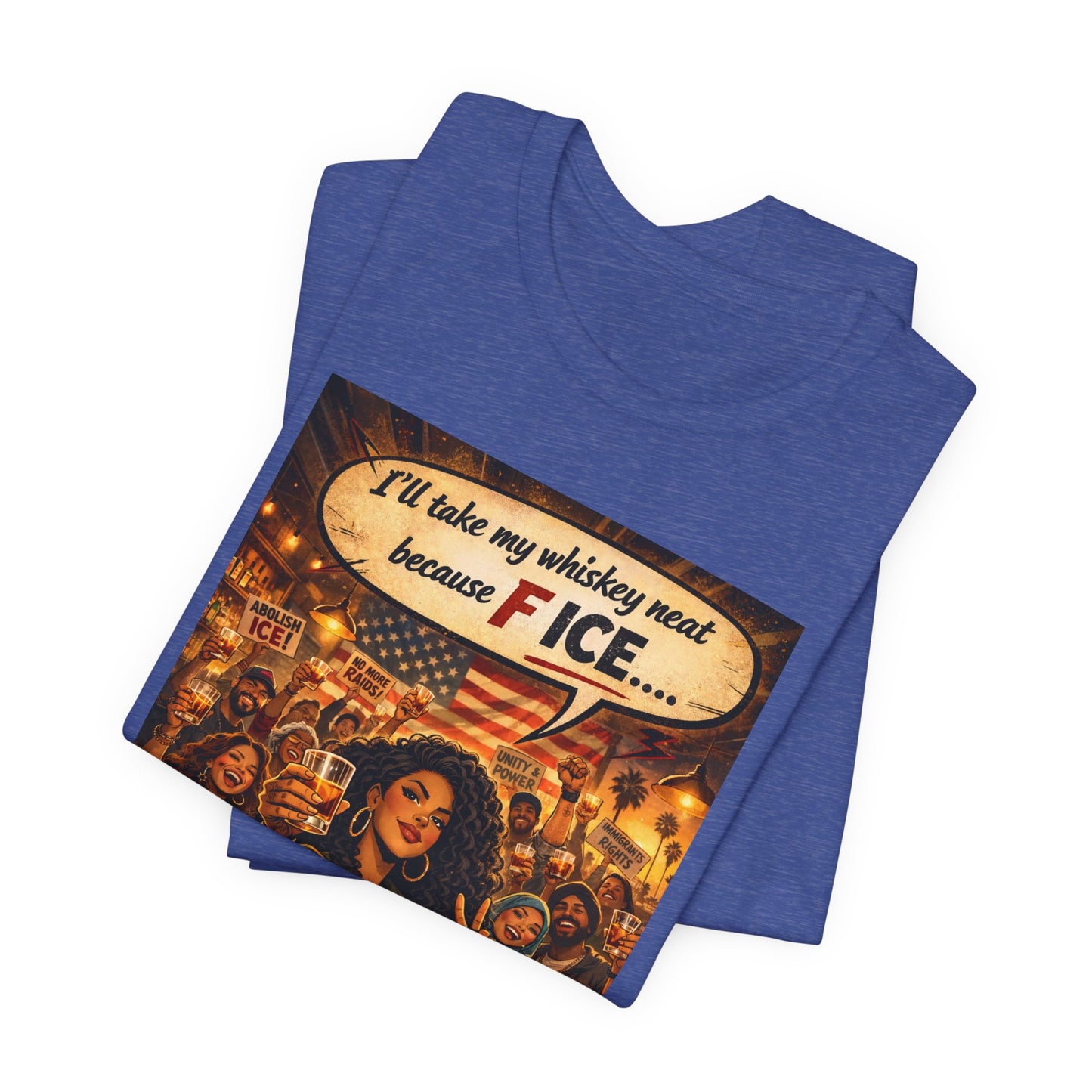 "We All Belong — No ICE" T-Shirt