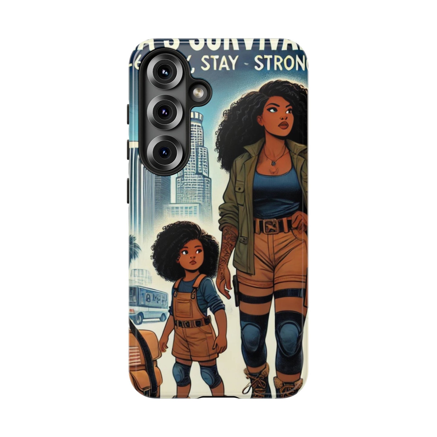 Empowering Phone Case - 'Stay Strong' Survival Design