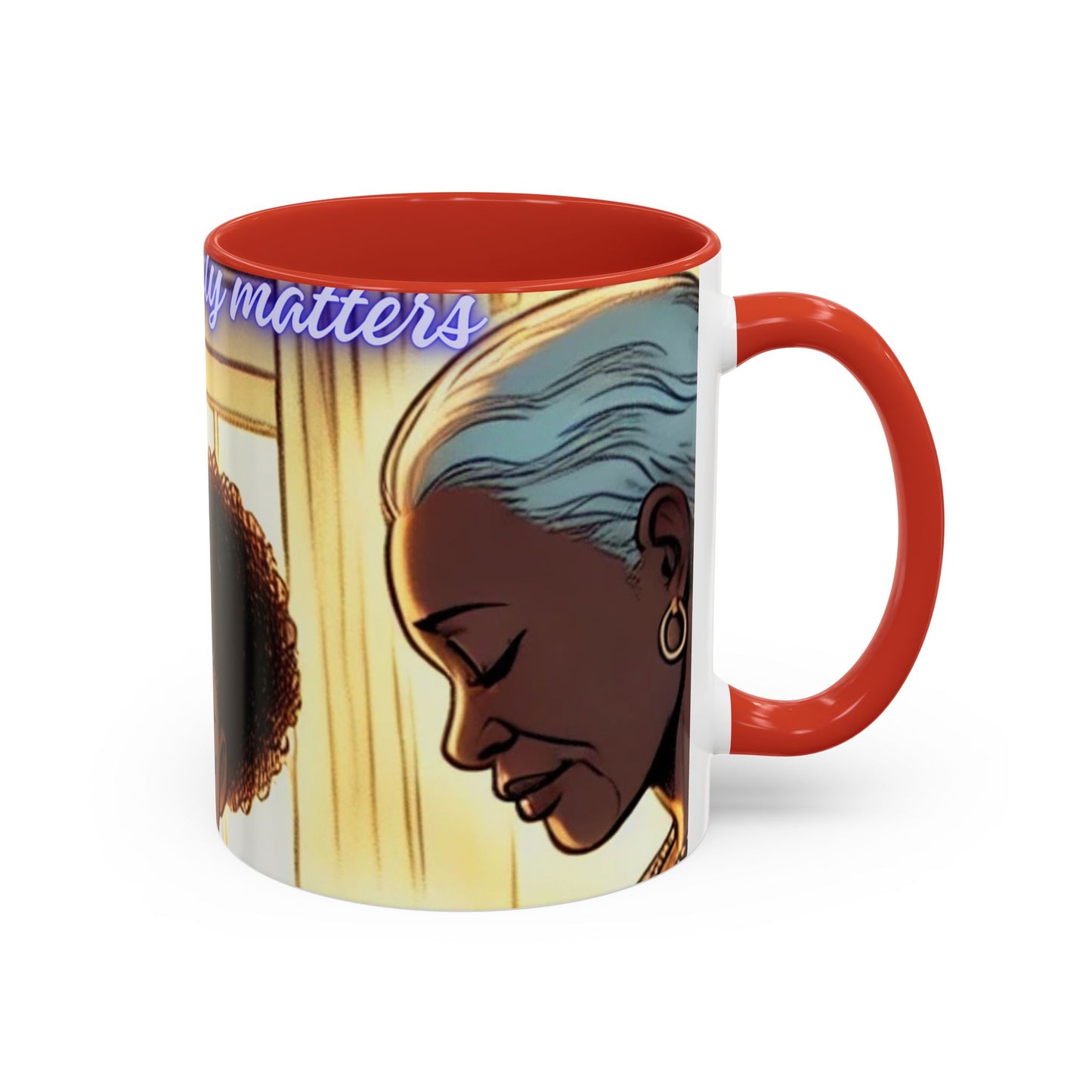 Kash Dream Travel Life Prayer Coffee Mug, Spiritual Mug, Black Family Accent Mug, Faith-Inspired Gift, Family Connection Cup