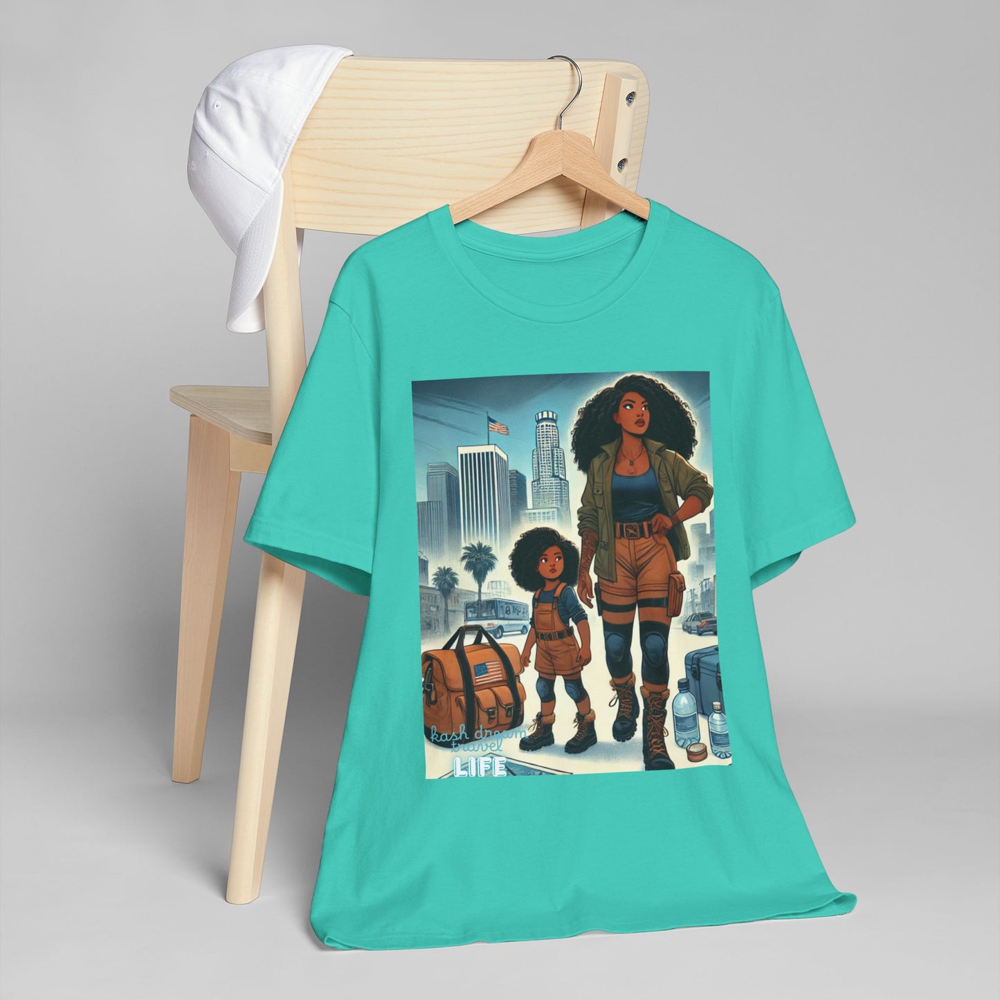 Mama's Survival Blueprint Book -Shirt - Unisex Jersey Tee with Inspiring Artwork