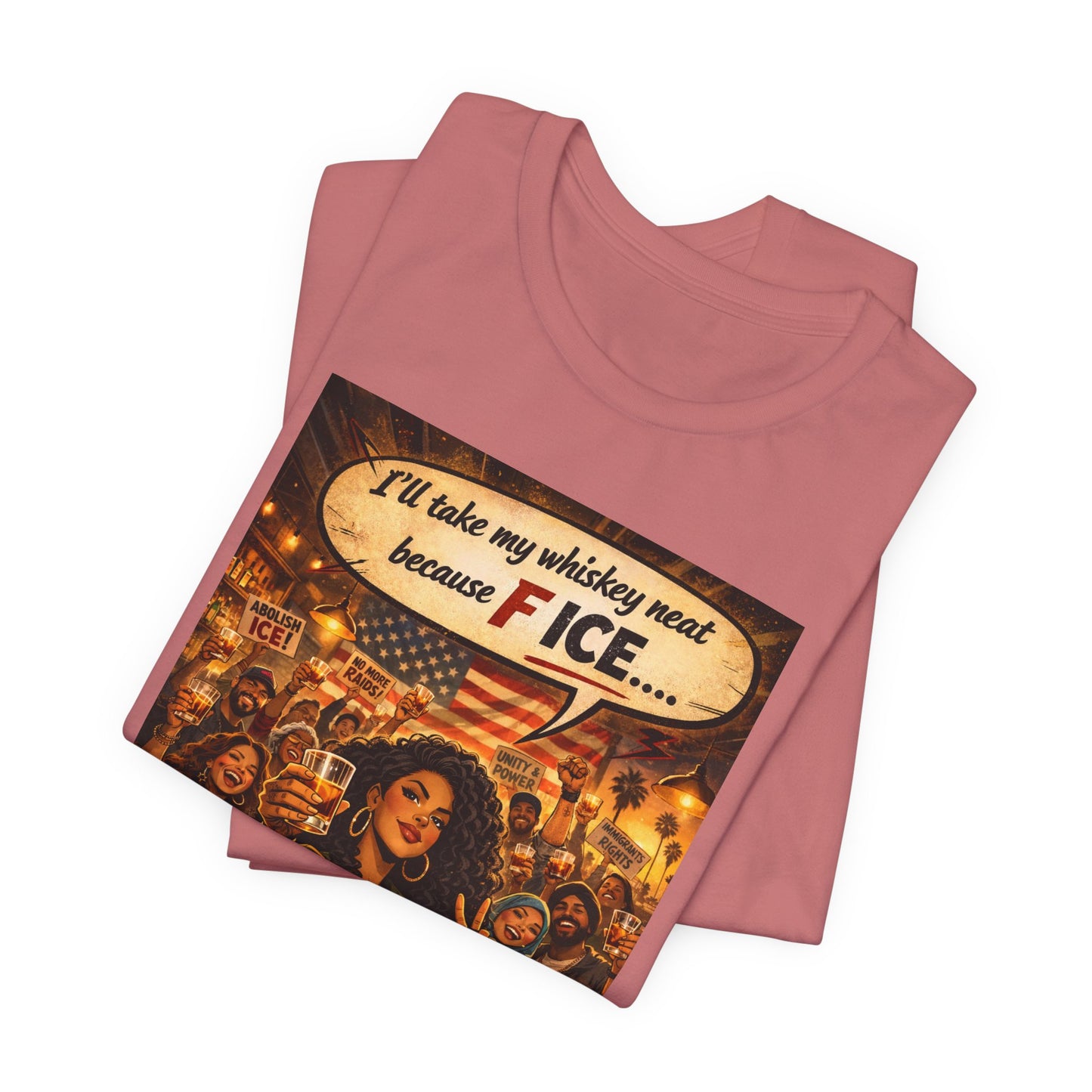 "We All Belong — No ICE" T-Shirt