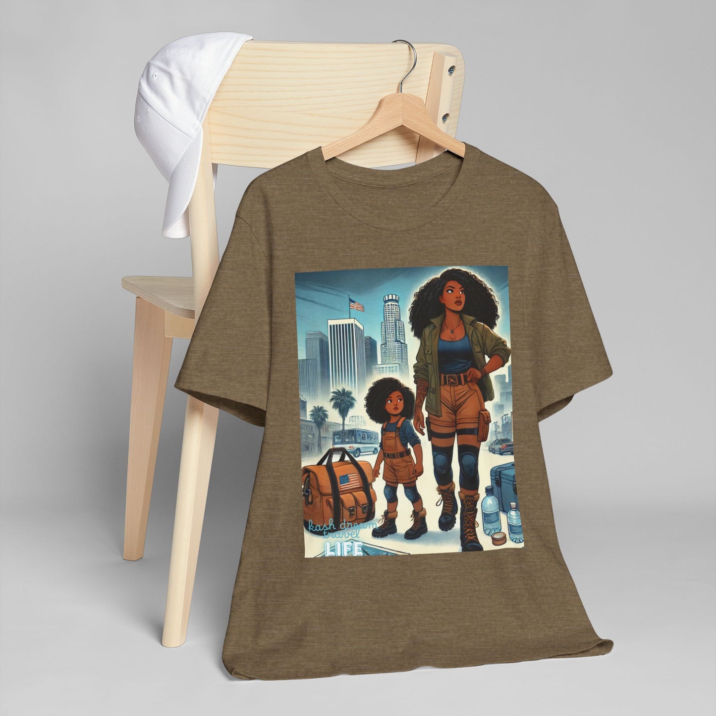 Mama's Survival Blueprint Book -Shirt - Unisex Jersey Tee with Inspiring Artwork
