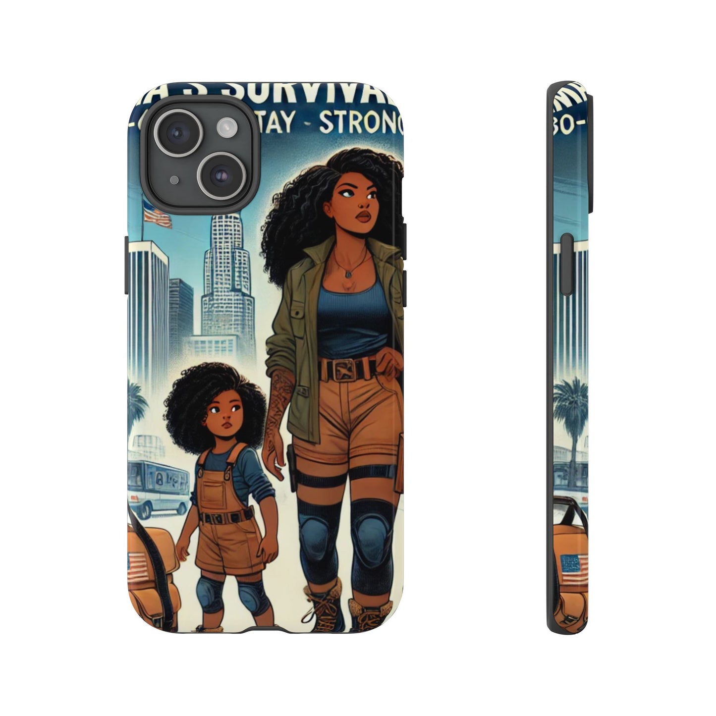 Empowering Phone Case - 'Stay Strong' Survival Design