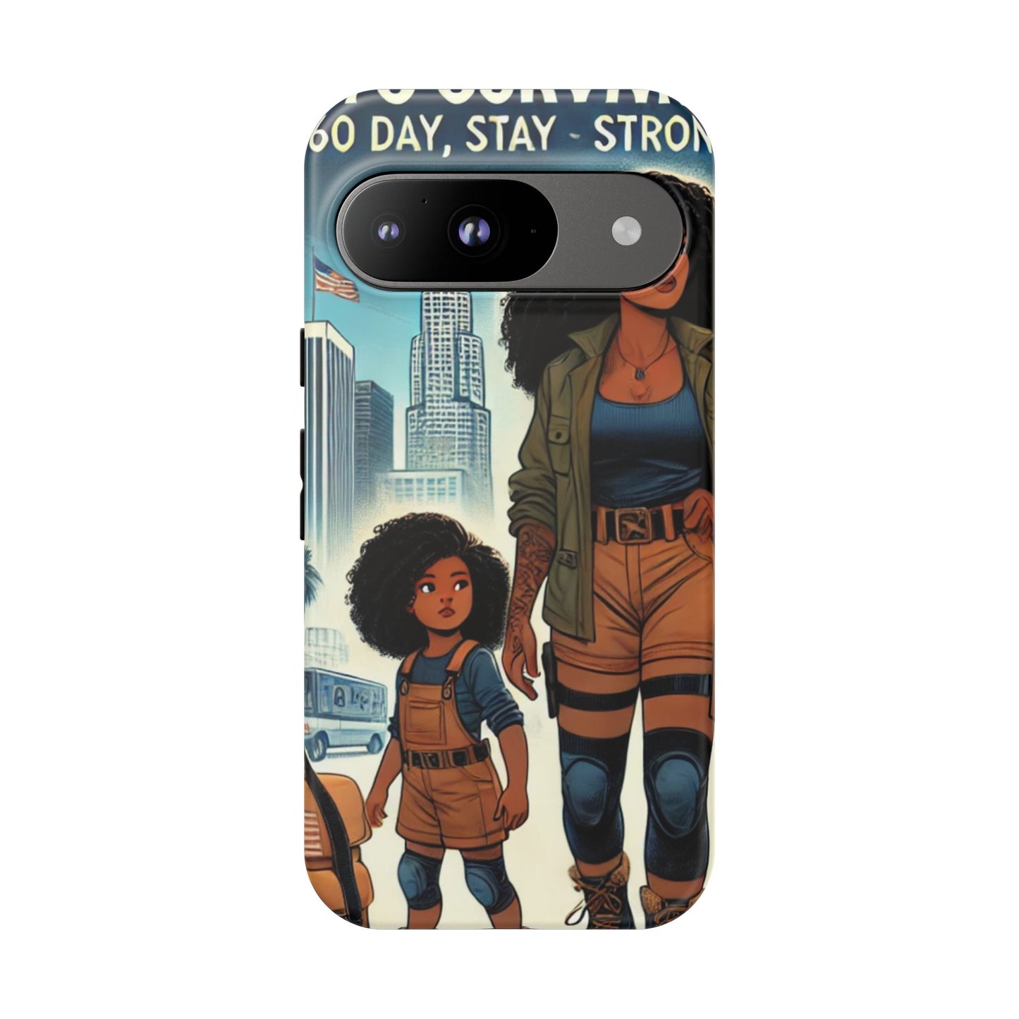 Empowering Phone Case - 'Stay Strong' Survival Design