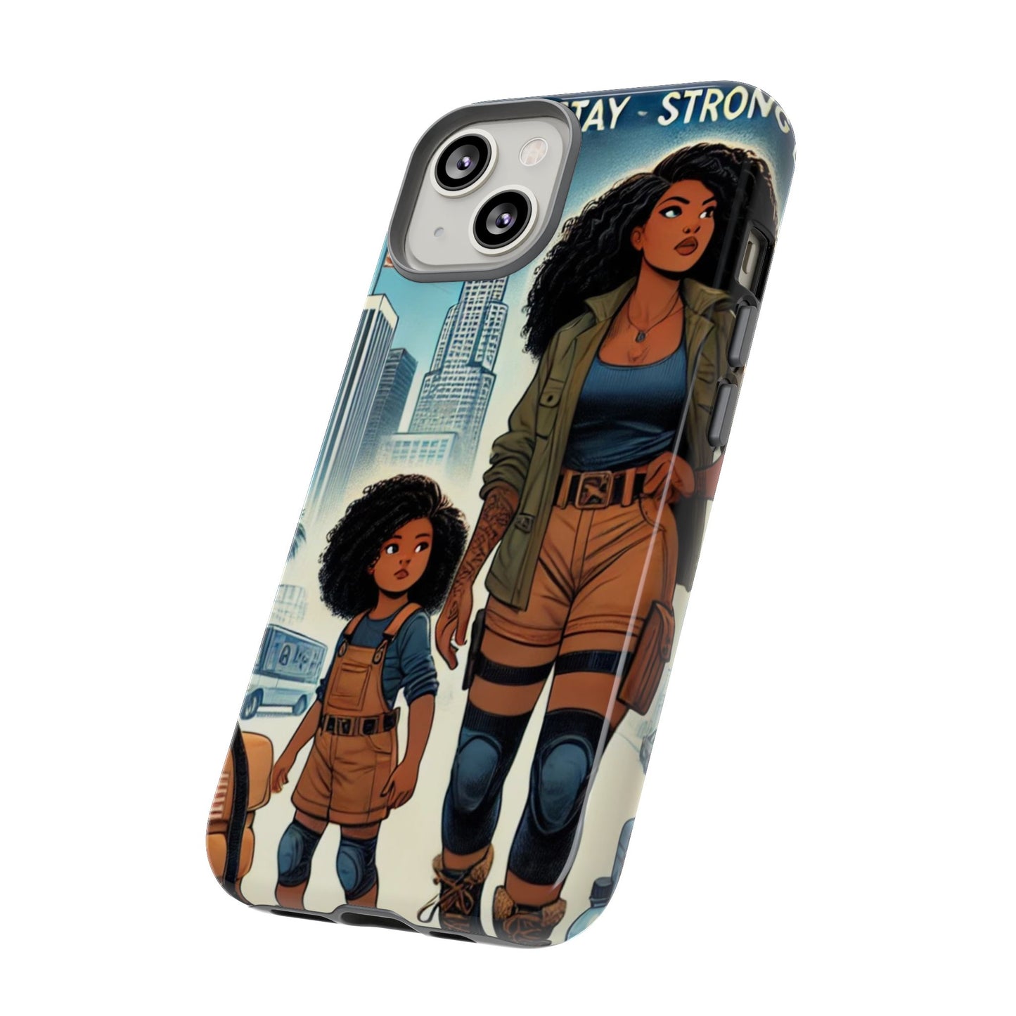 Empowering Phone Case - 'Stay Strong' Survival Design