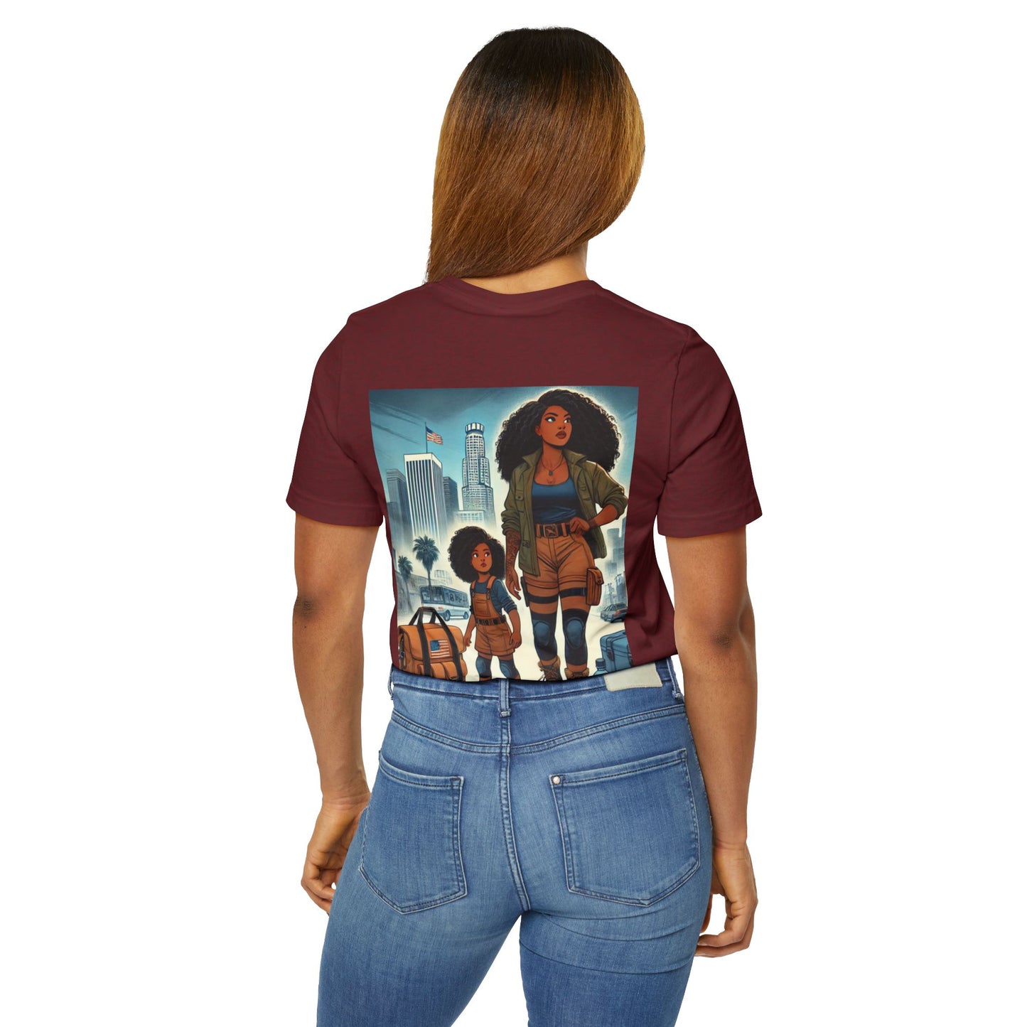 Mama's Survival Blueprint Book -Shirt - Unisex Jersey Tee with Inspiring Artwork