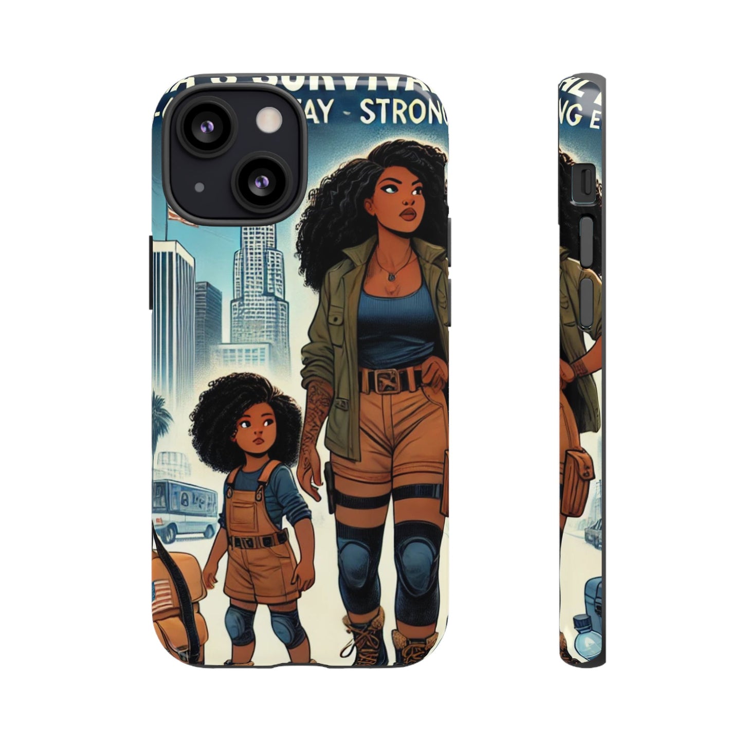 Empowering Phone Case - 'Stay Strong' Survival Design
