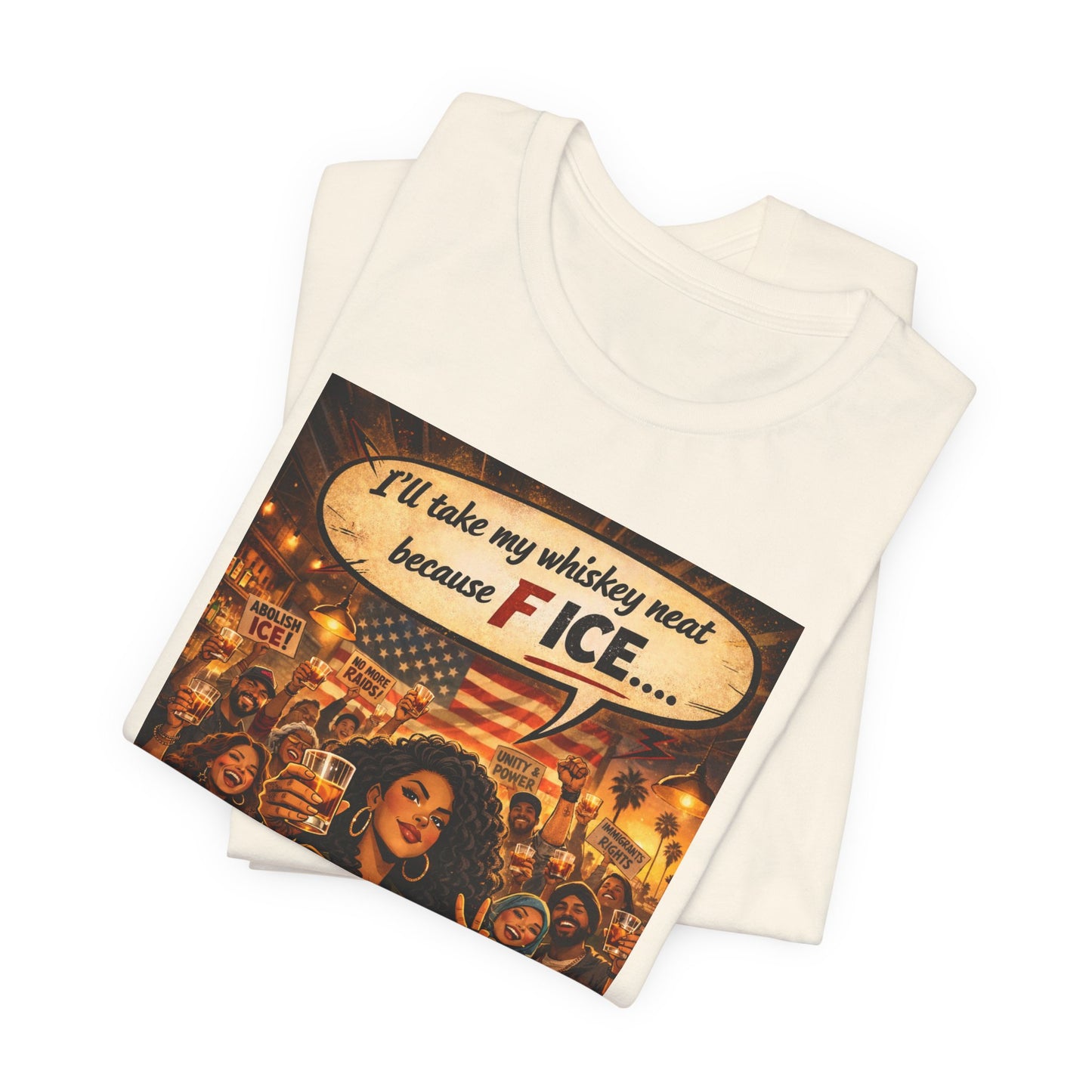 "We All Belong — No ICE" T-Shirt