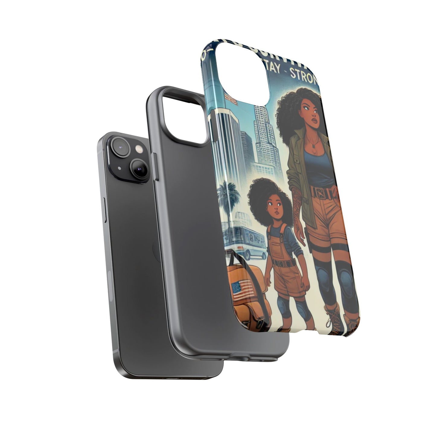 Empowering Phone Case - 'Stay Strong' Survival Design