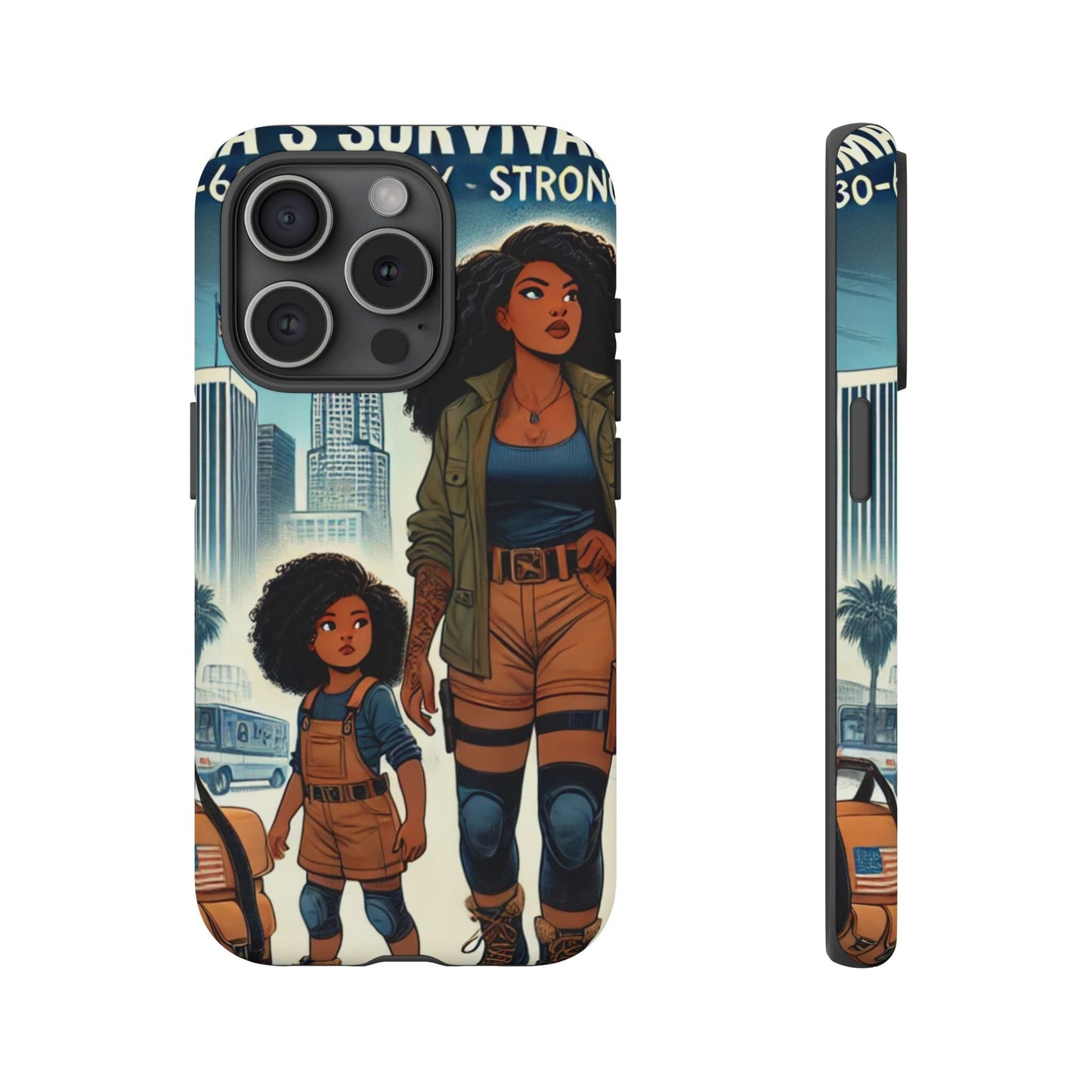 Empowering Phone Case - 'Stay Strong' Survival Design