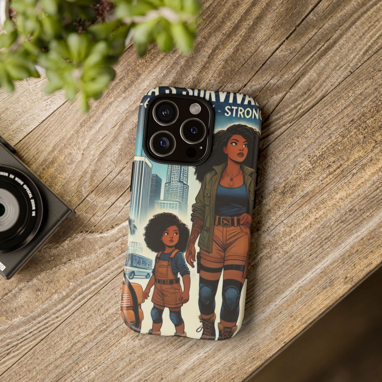 Empowering Phone Case - 'Stay Strong' Survival Design