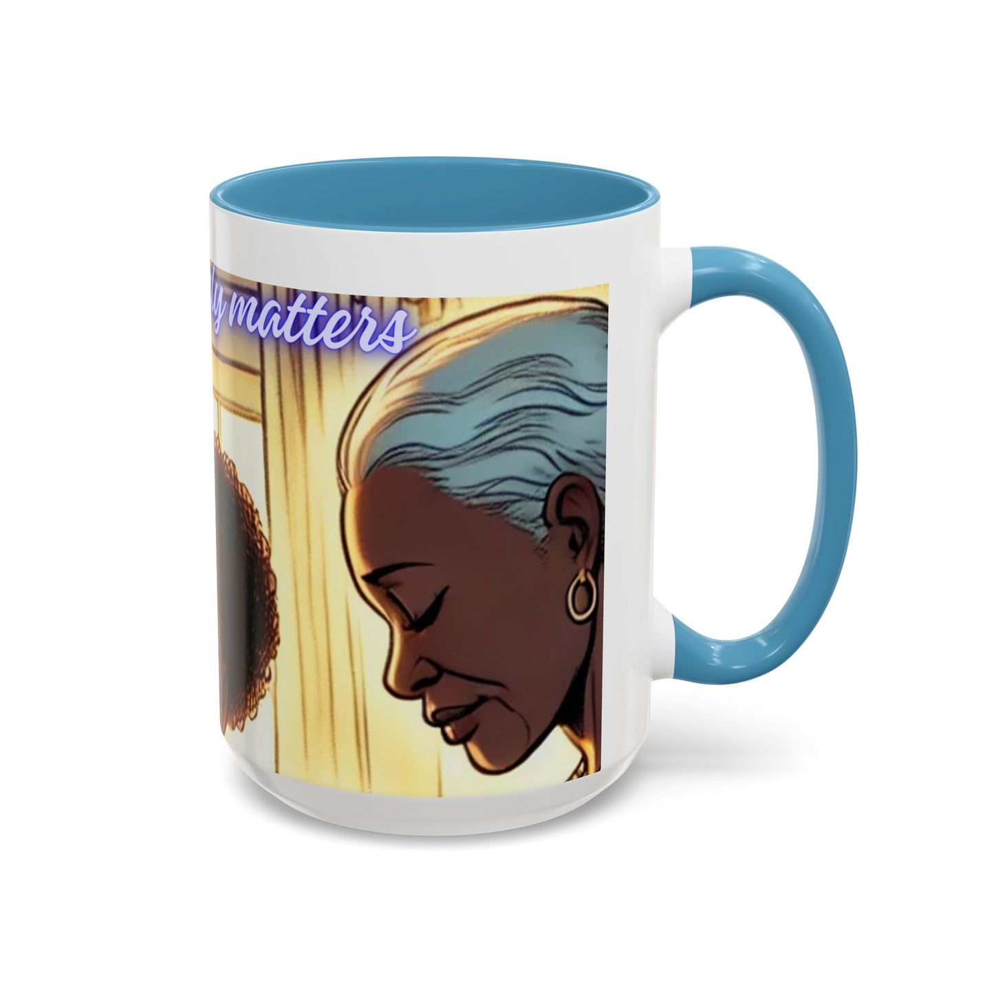 Kash Dream Travel Life Prayer Coffee Mug, Spiritual Mug, Black Family Accent Mug, Faith-Inspired Gift, Family Connection Cup