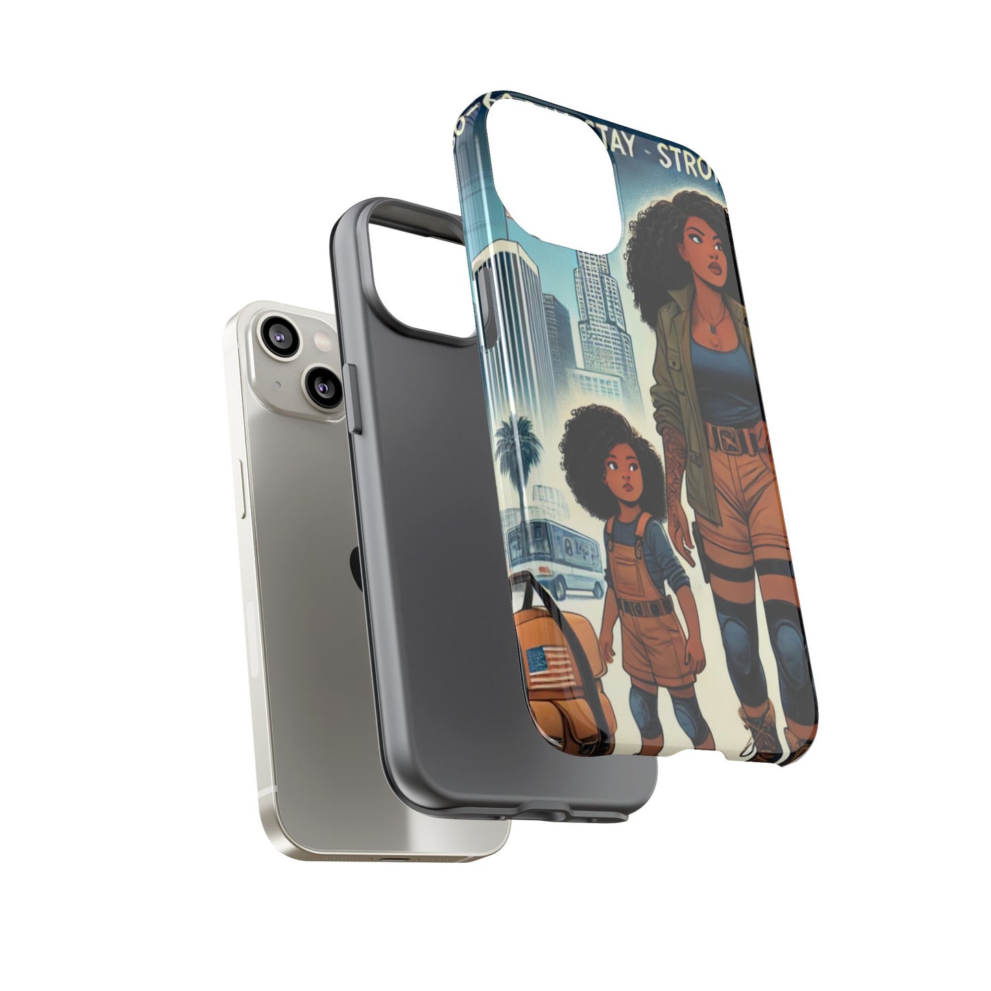 Empowering Phone Case - 'Stay Strong' Survival Design