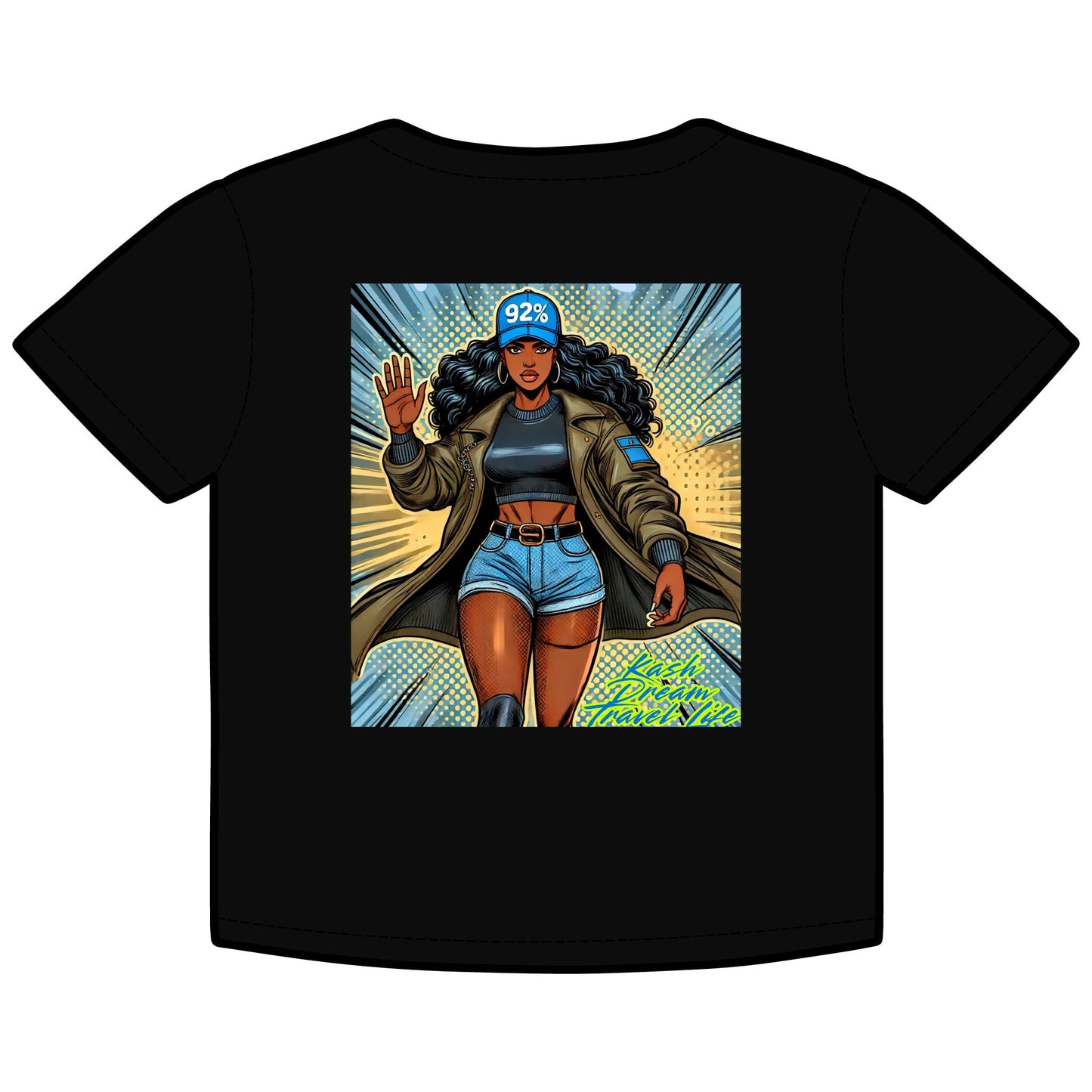 Baby Tee - Melanated Many 100% Organic Rib Top
