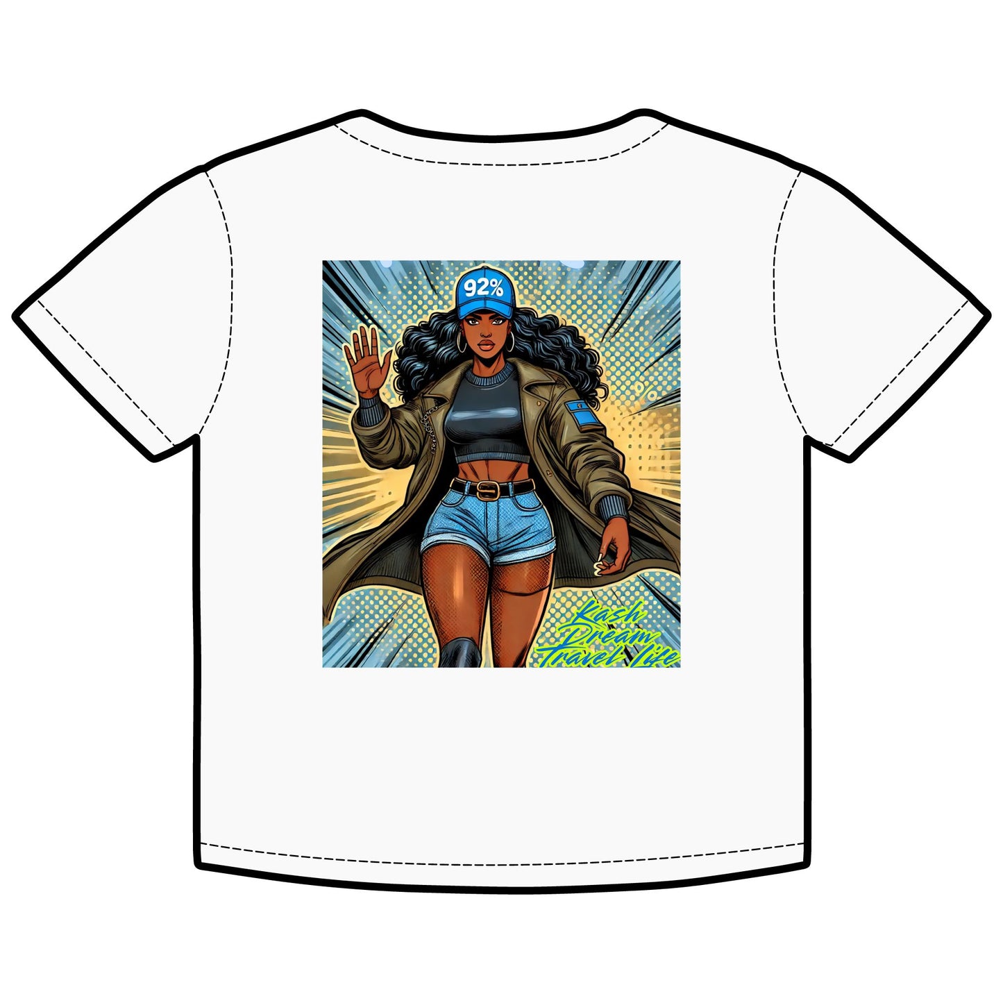 Baby Tee - Melanated Many 100% Organic Rib Top