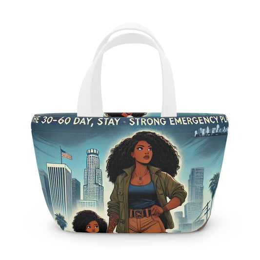 Empowering Lunch Bag | Strong Emergency Plan Design | Stylish & Functional Tote for Moms