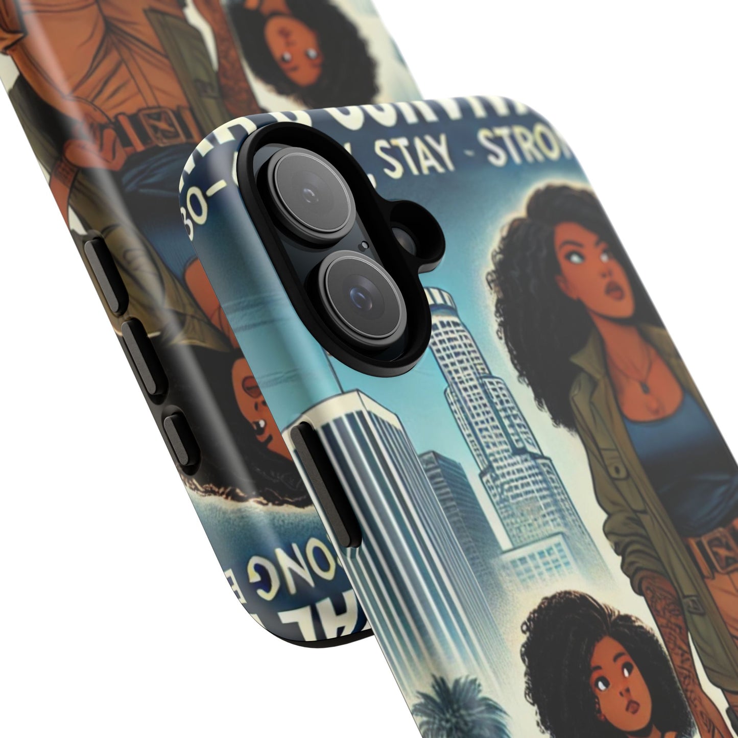 Empowering Phone Case - 'Stay Strong' Survival Design