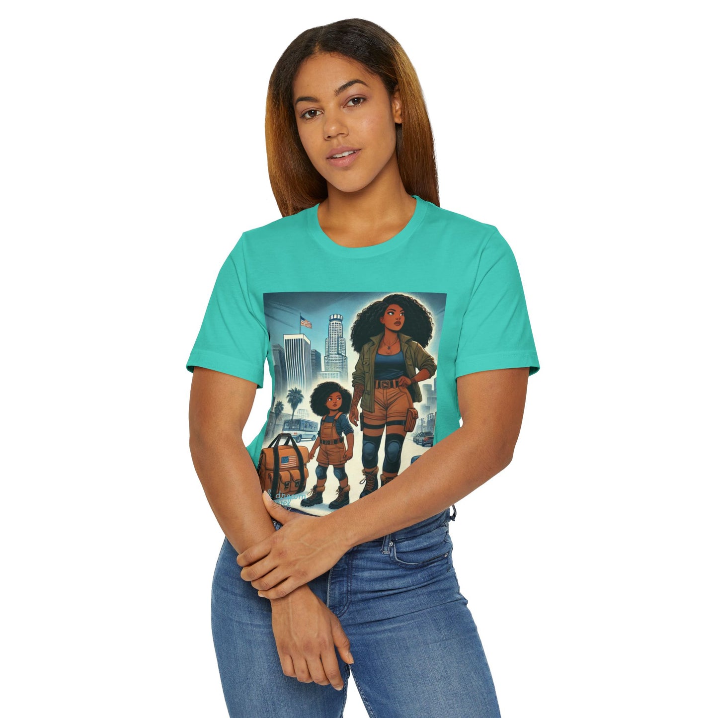 Mama's Survival Blueprint Book -Shirt - Unisex Jersey Tee with Inspiring Artwork